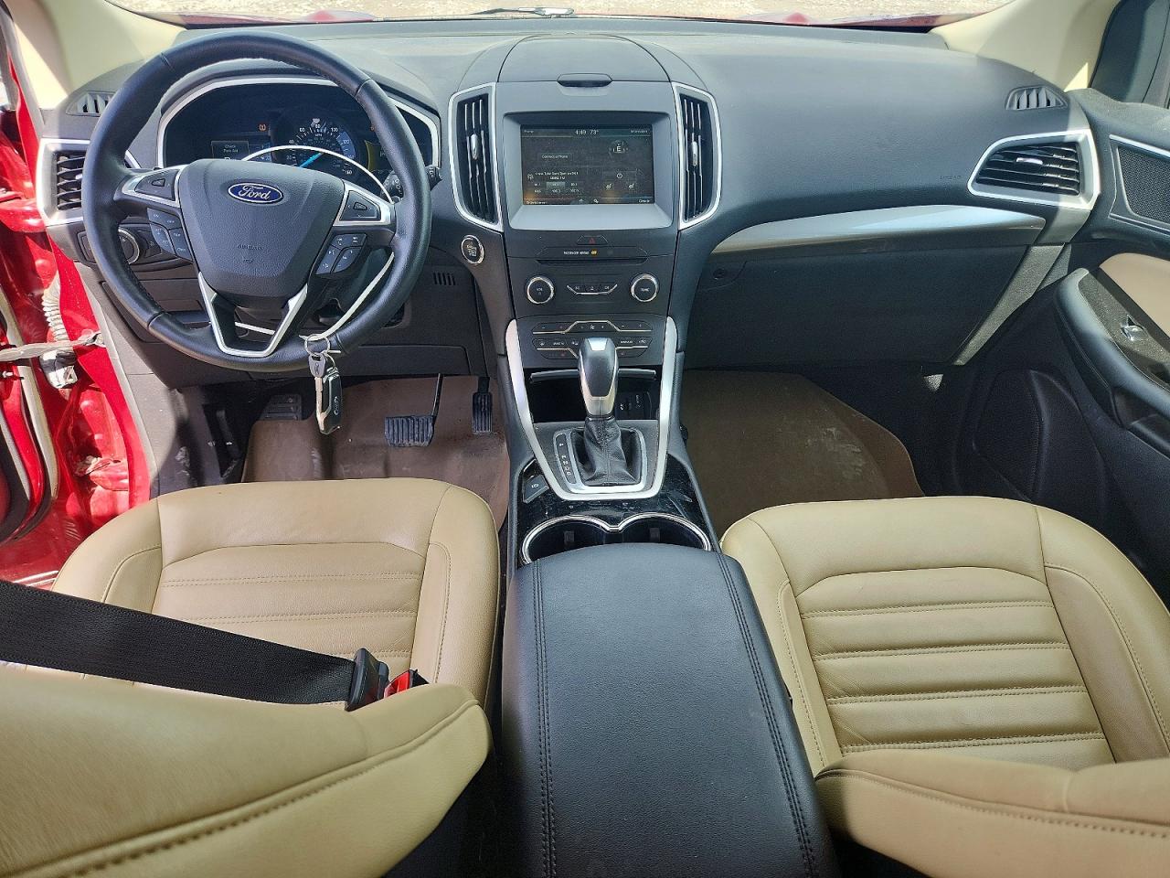 2015 Ford Edge Sel Красный vin: 2FMTK3J88FBB99671