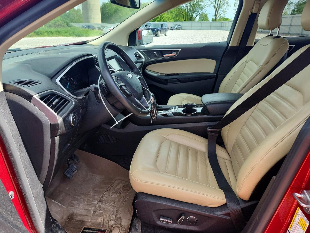 2015 Ford Edge Sel Красный vin: 2FMTK3J88FBB99671
