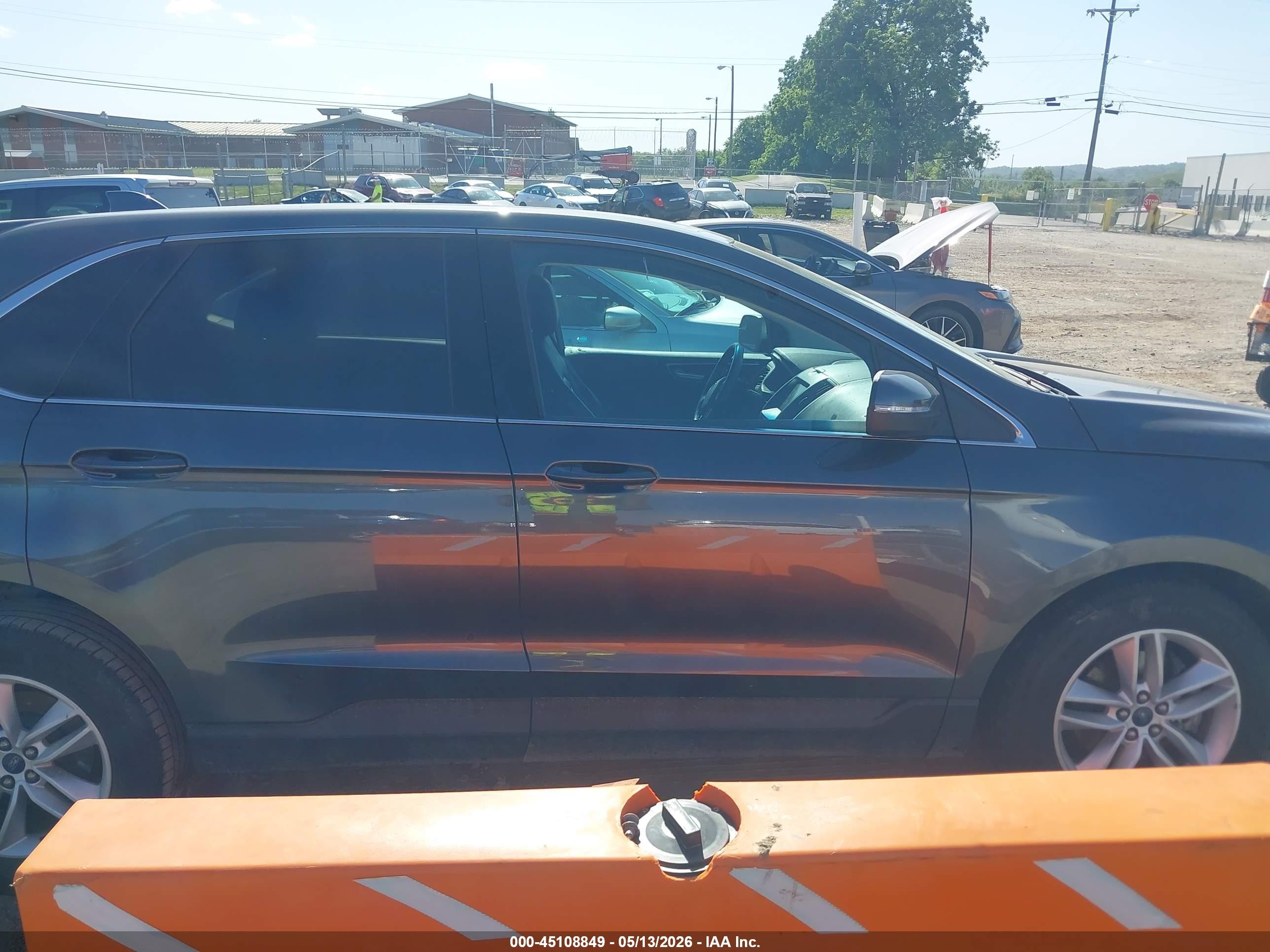 2015 Ford Edge Sel Серый vin: 2FMTK3J89FBB02364