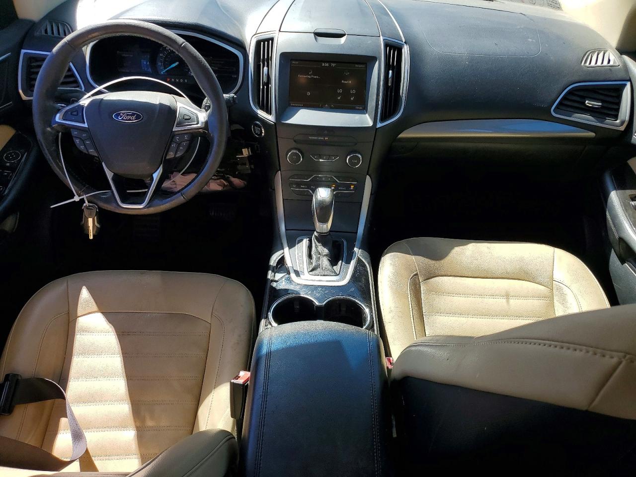 2015 Ford Edge Sel Red vin: 2FMTK3J8XFBC00335