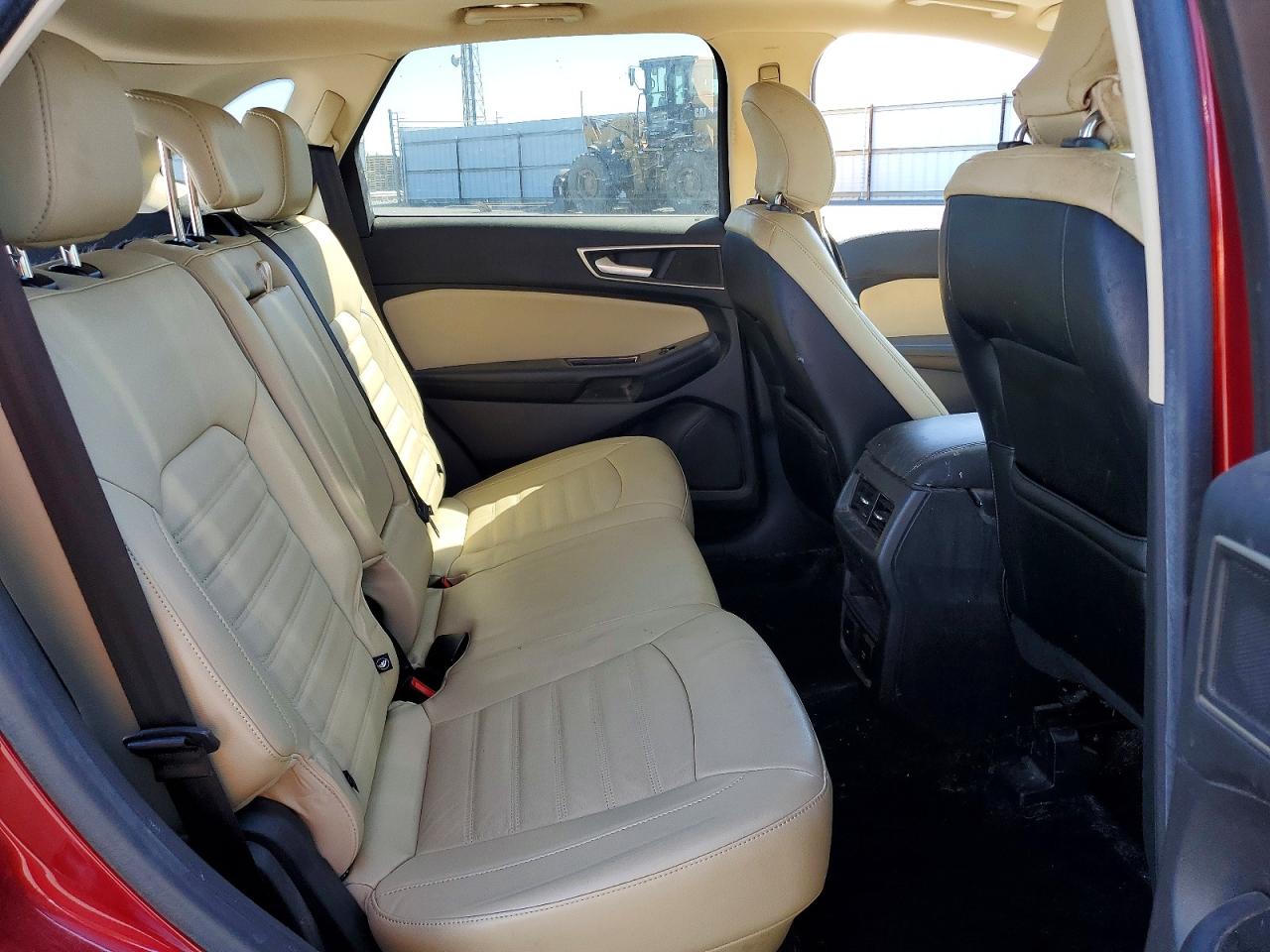 2015 Ford Edge Sel Red vin: 2FMTK3J8XFBC00335