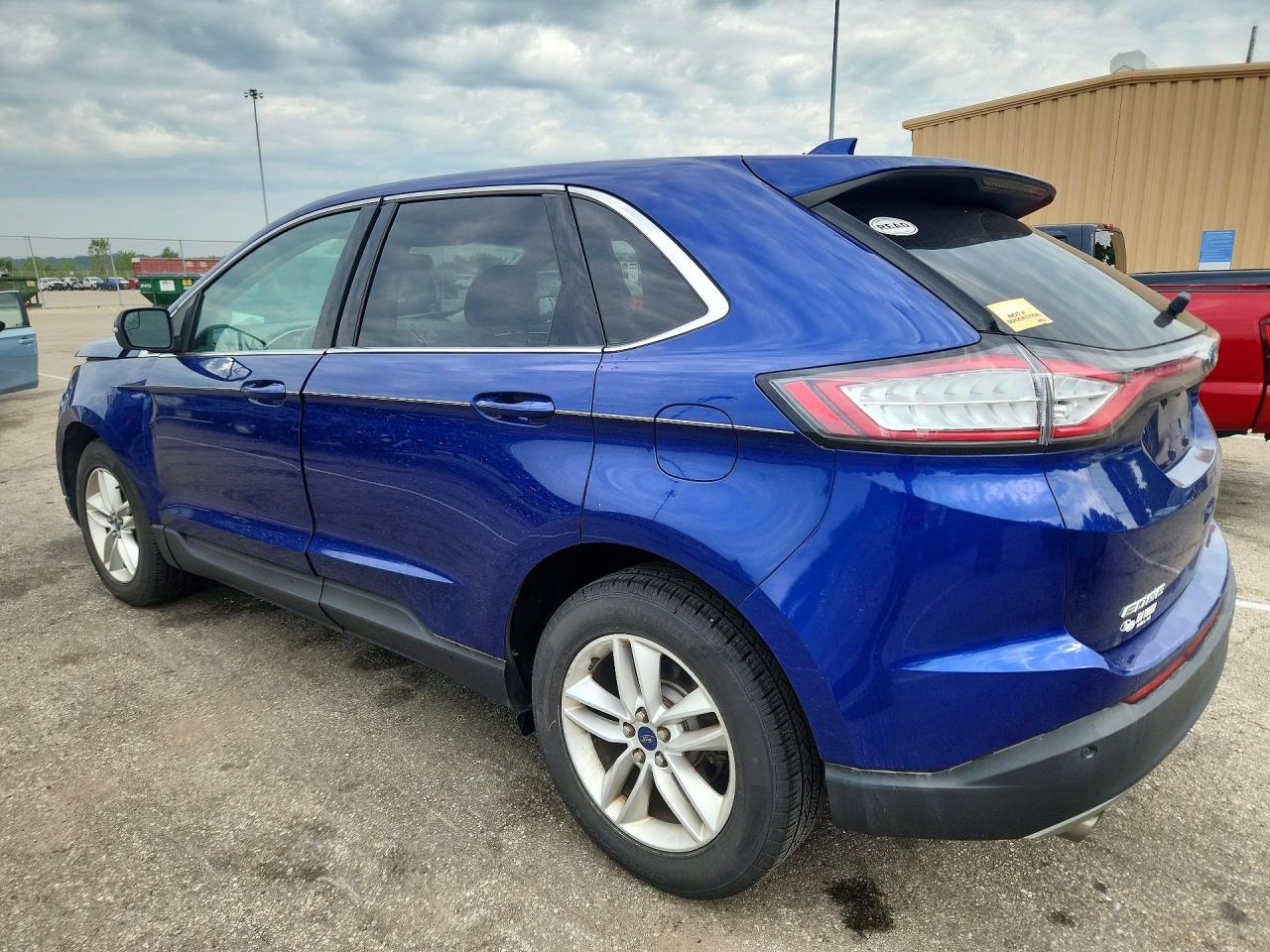2015 Ford Edge Sel Синий vin: 2FMTK3J90FBB26481