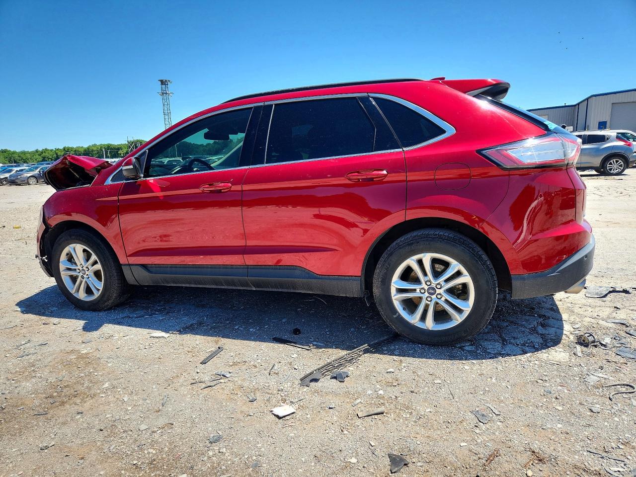 2015 Ford Edge Sel Red vin: 2FMTK3J90FBB27081