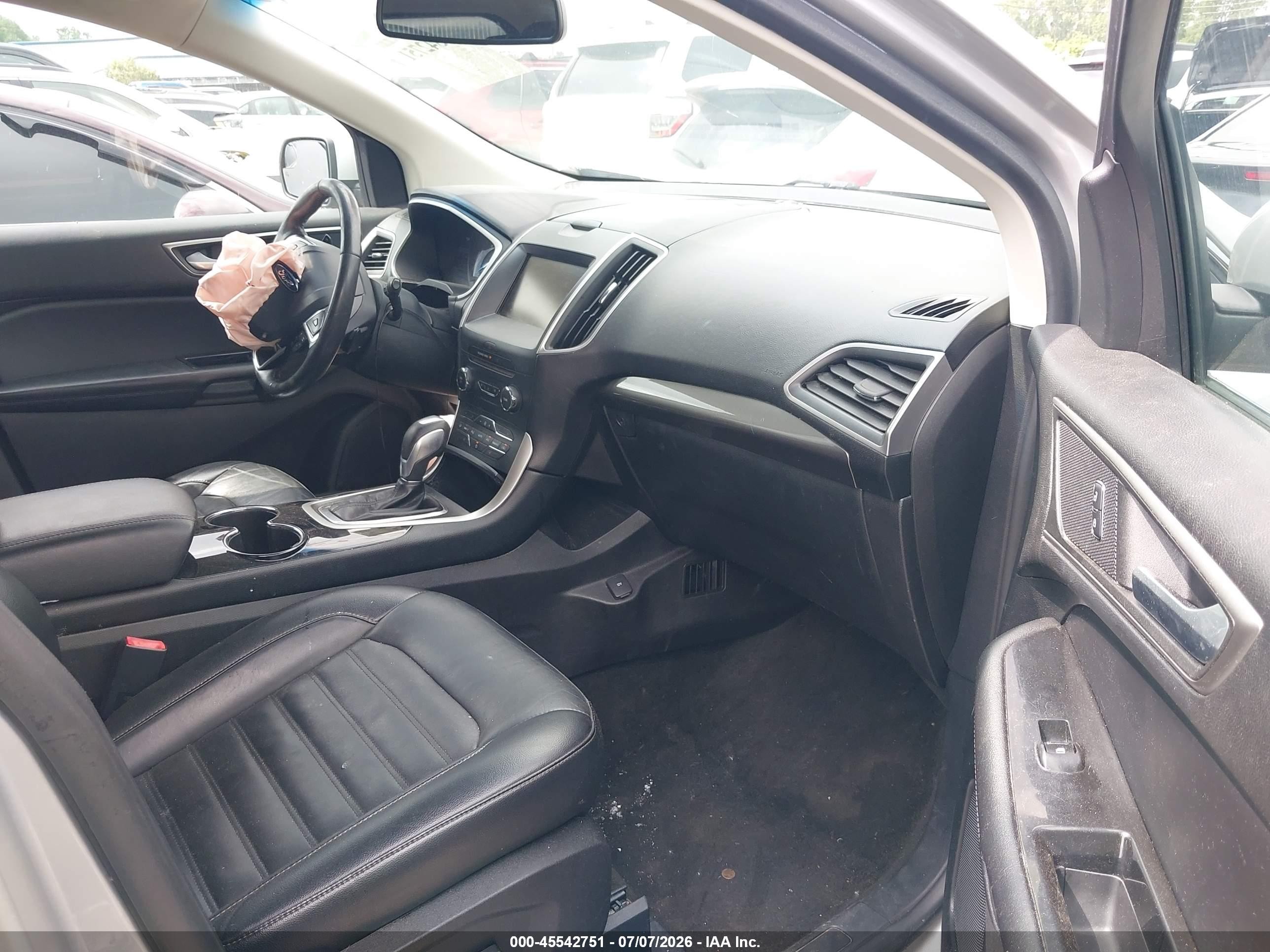 2015 Ford Edge Sel Silver vin: 2FMTK3J90FBB31308