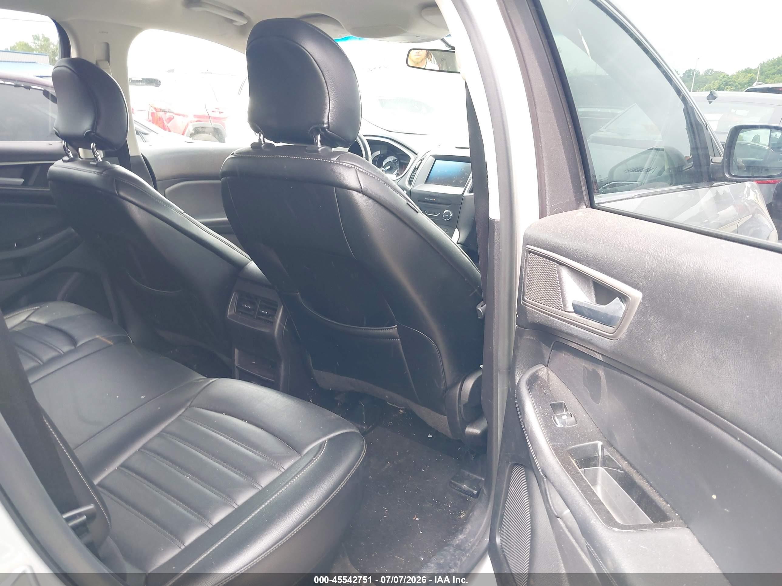 2015 Ford Edge Sel Silver vin: 2FMTK3J90FBB31308