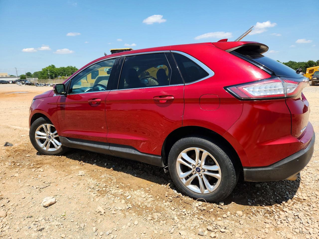 2015 Ford Edge Sel Red vin: 2FMTK3J91FBB19331