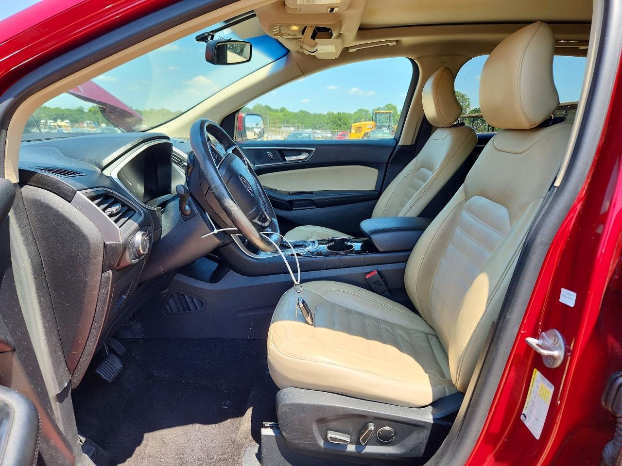 2015 Ford Edge Sel Red vin: 2FMTK3J91FBB19331