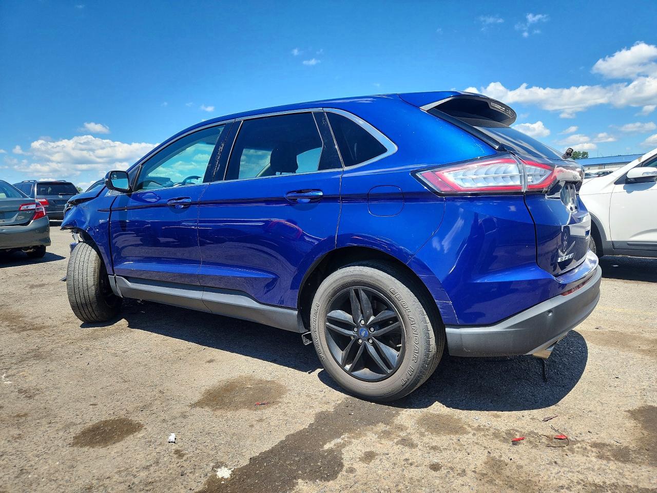 2015 Ford Edge Sel Blue vin: 2FMTK3J91FBB32161
