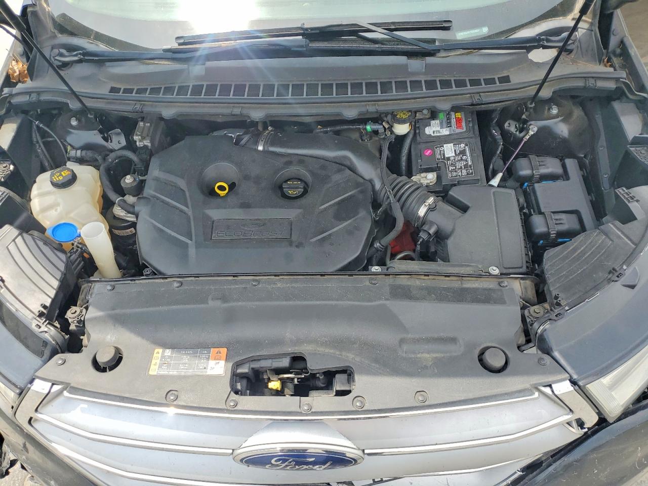 2015 Ford Edge Sel Черный vin: 2FMTK3J91FBB34847