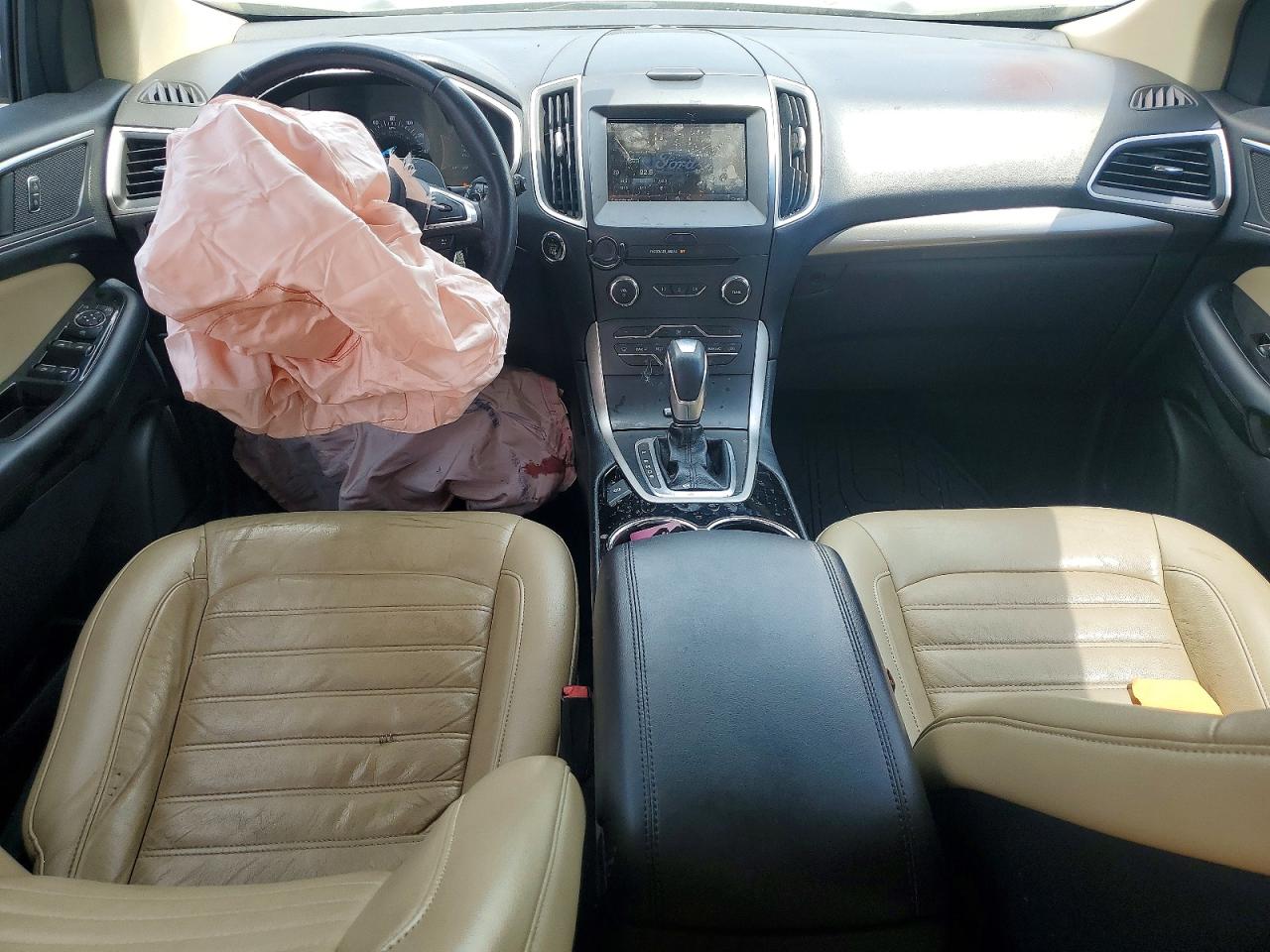 2015 Ford Edge Sel Черный vin: 2FMTK3J91FBB34847