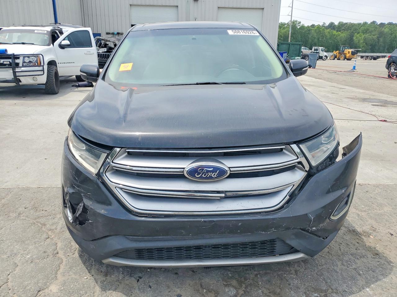 2015 Ford Edge Sel Черный vin: 2FMTK3J91FBB34847