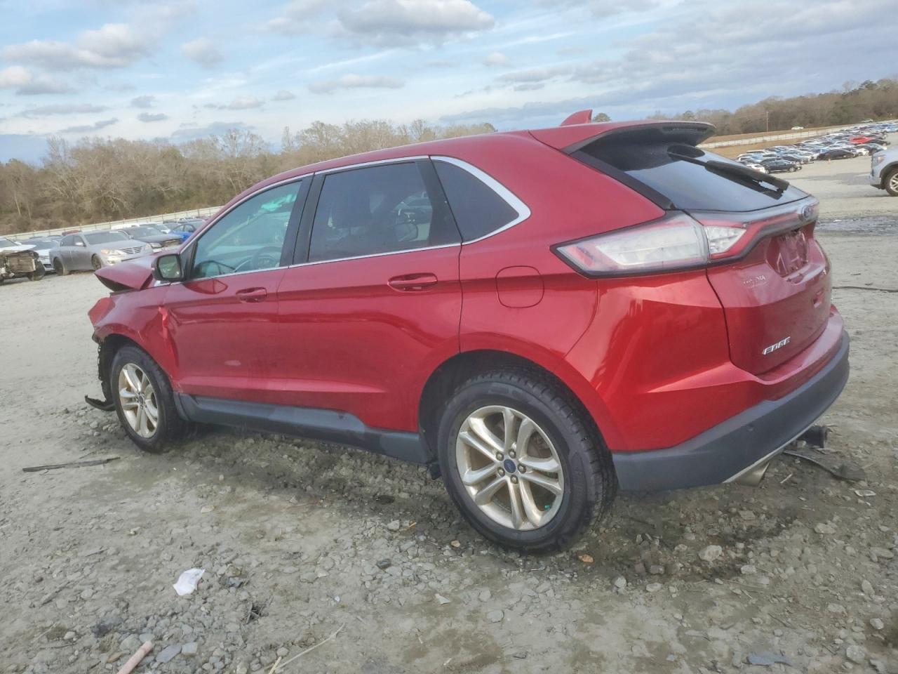 2015 Ford Edge Sel Red vin: 2FMTK3J91FBB46657