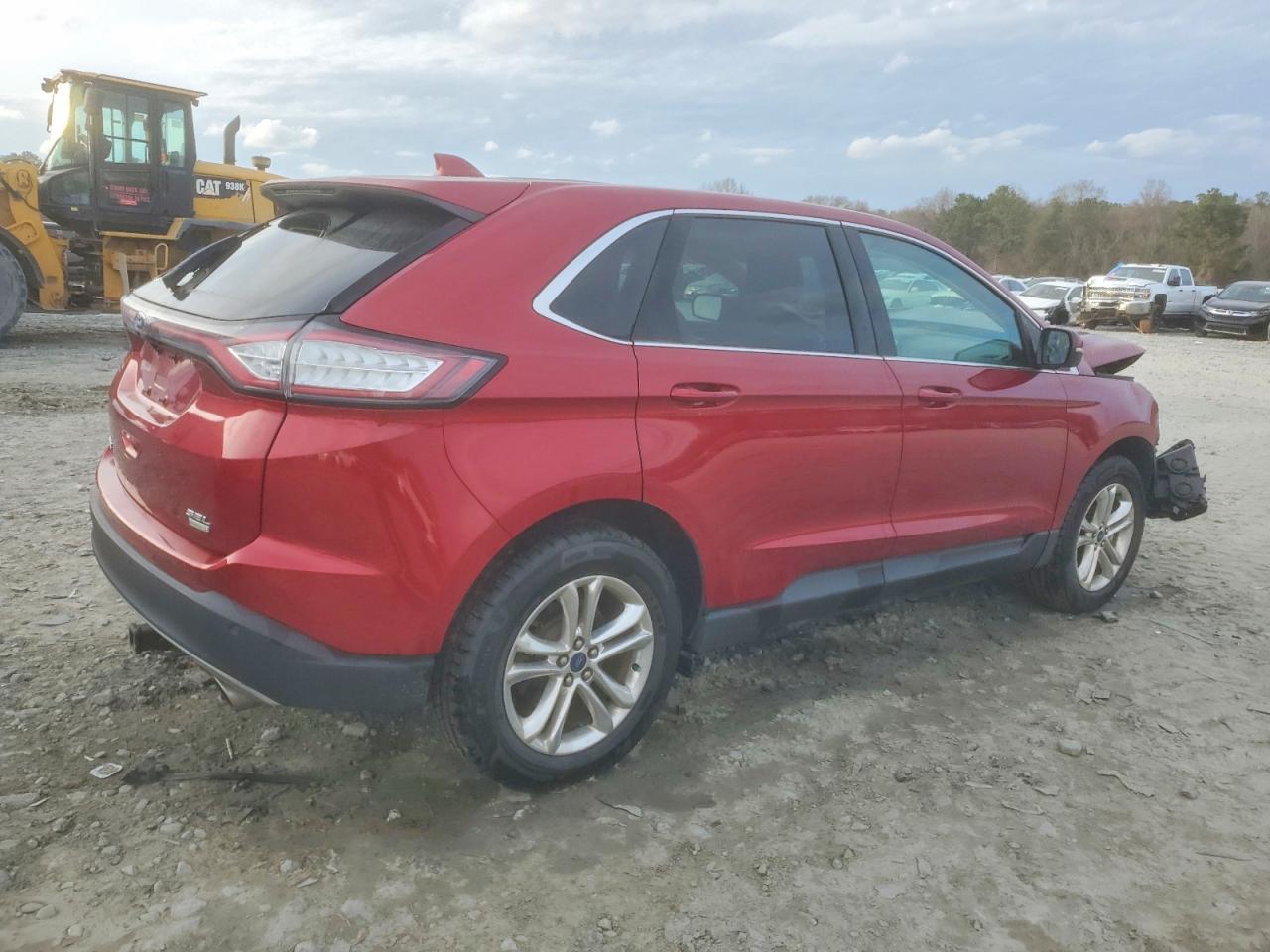 2015 Ford Edge Sel Red vin: 2FMTK3J91FBB46657