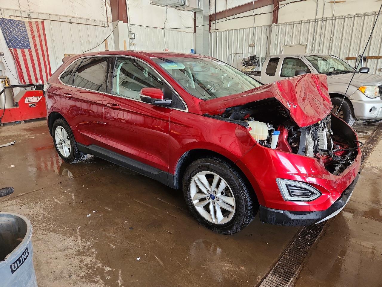 2015 Ford Edge Sel Red vin: 2FMTK3J91FBB51180