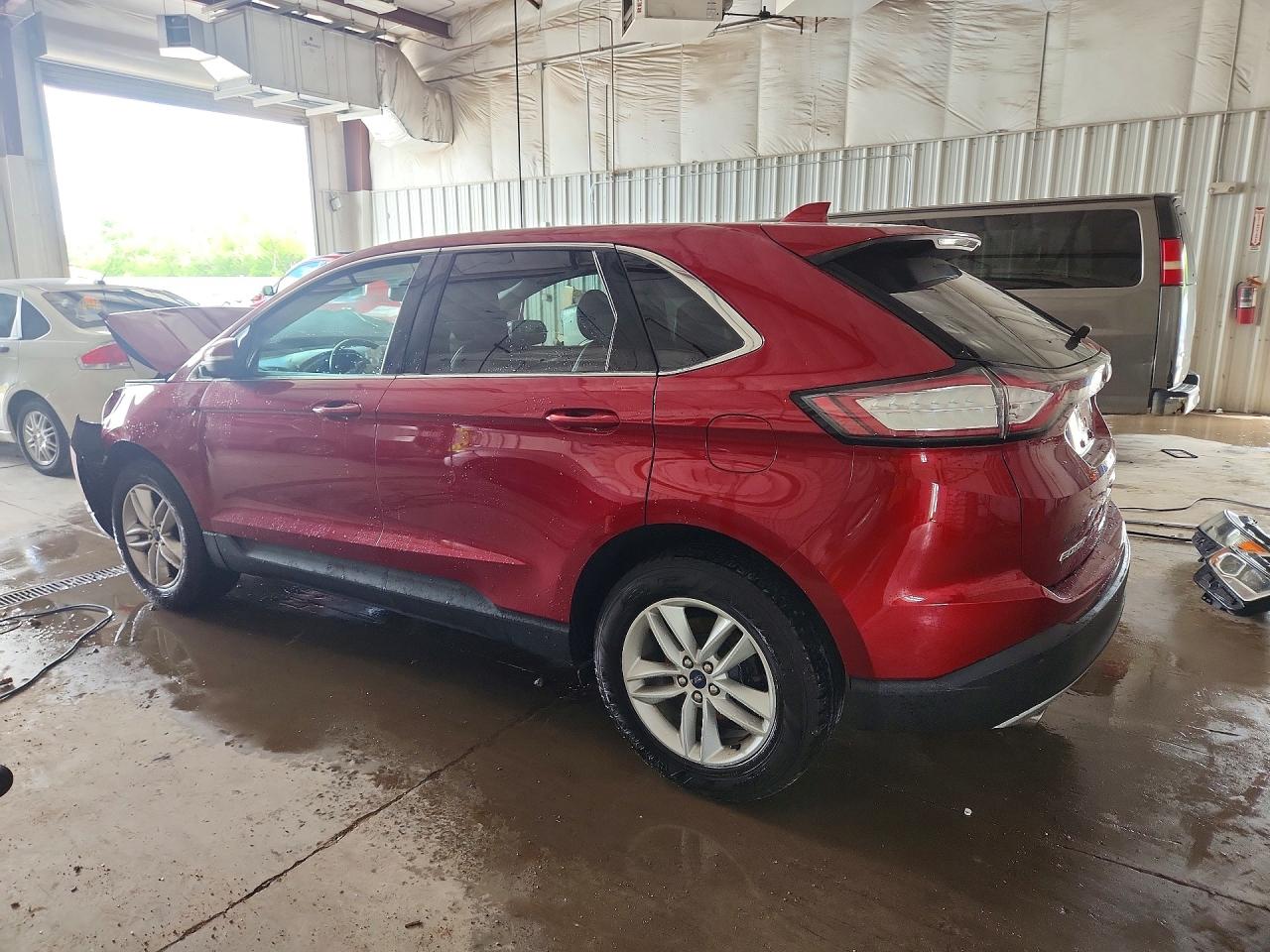 2015 Ford Edge Sel Red vin: 2FMTK3J91FBB51180