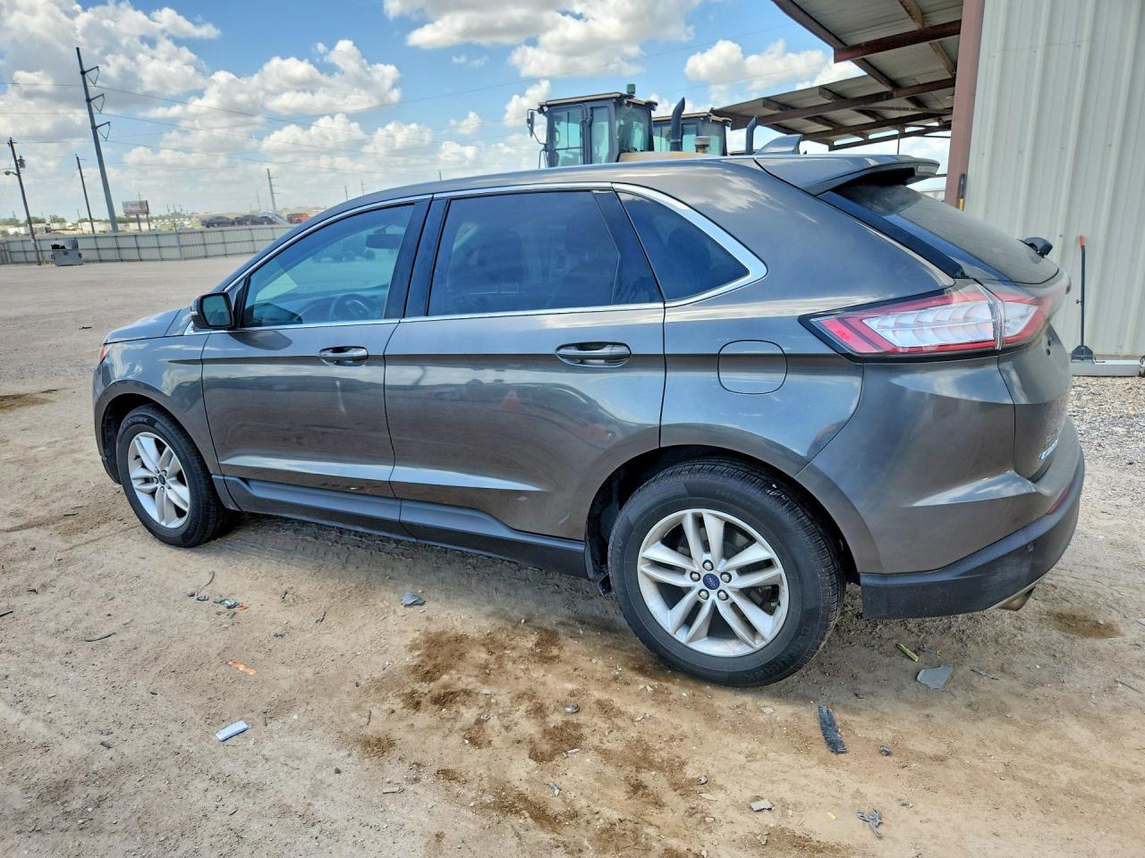 2015 Ford Edge Sel Gray vin: 2FMTK3J91FBC17310