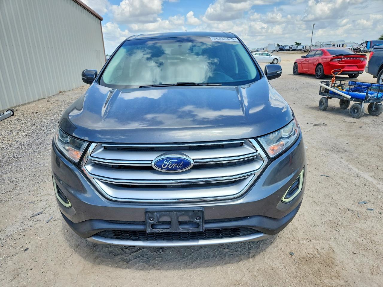 2015 Ford Edge Sel Gray vin: 2FMTK3J91FBC17310