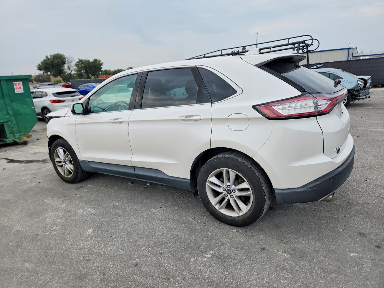2015 Ford Edge Sel Белый vin: 2FMTK3J92FBB19676