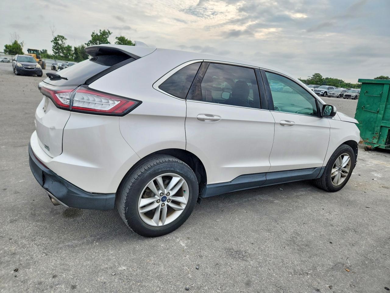 2015 Ford Edge Sel Белый vin: 2FMTK3J92FBB19676
