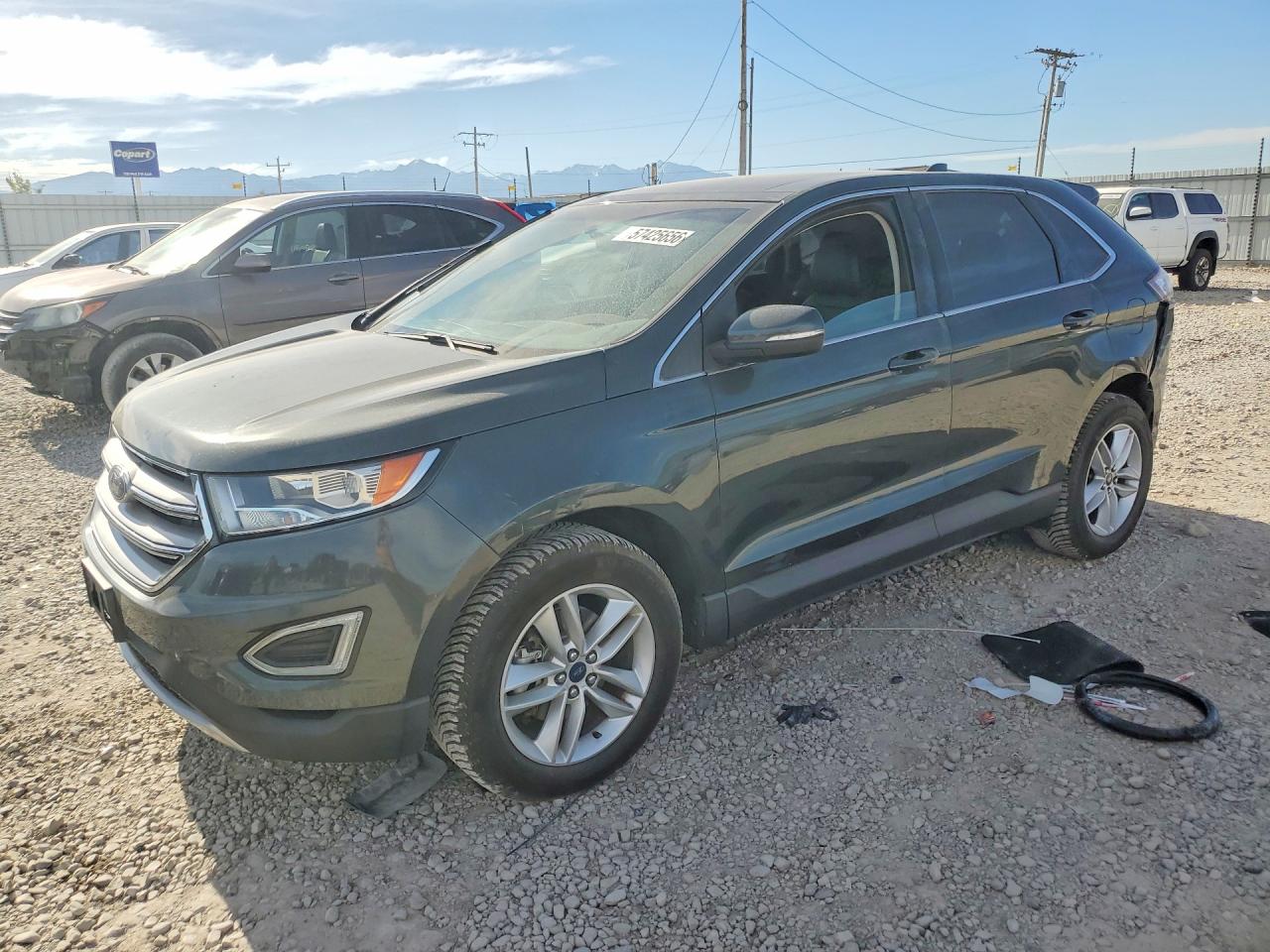 2015 Ford Edge Sel Charcoal vin: 2FMTK3J92FBB25588