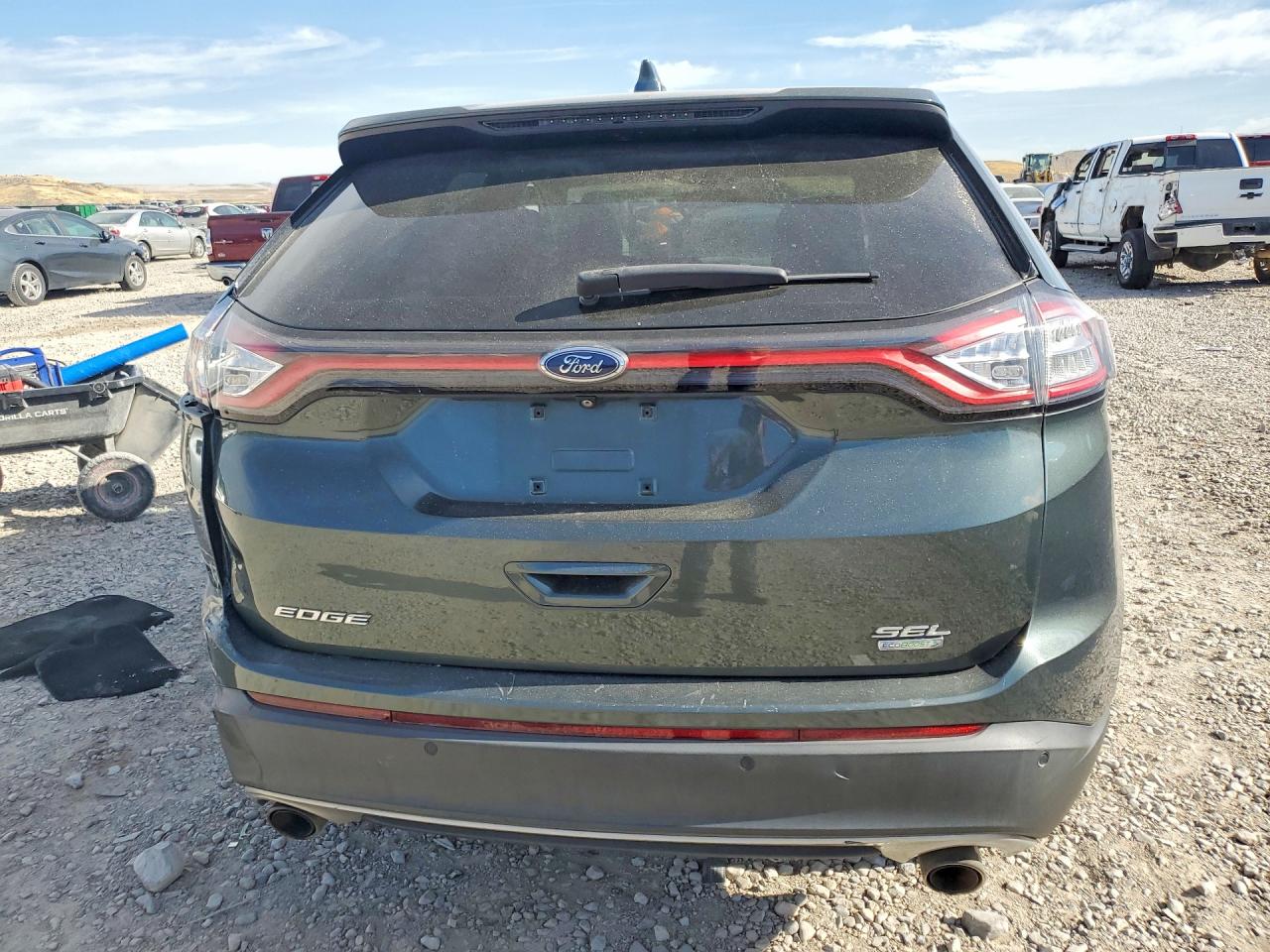 2015 Ford Edge Sel Charcoal vin: 2FMTK3J92FBB25588