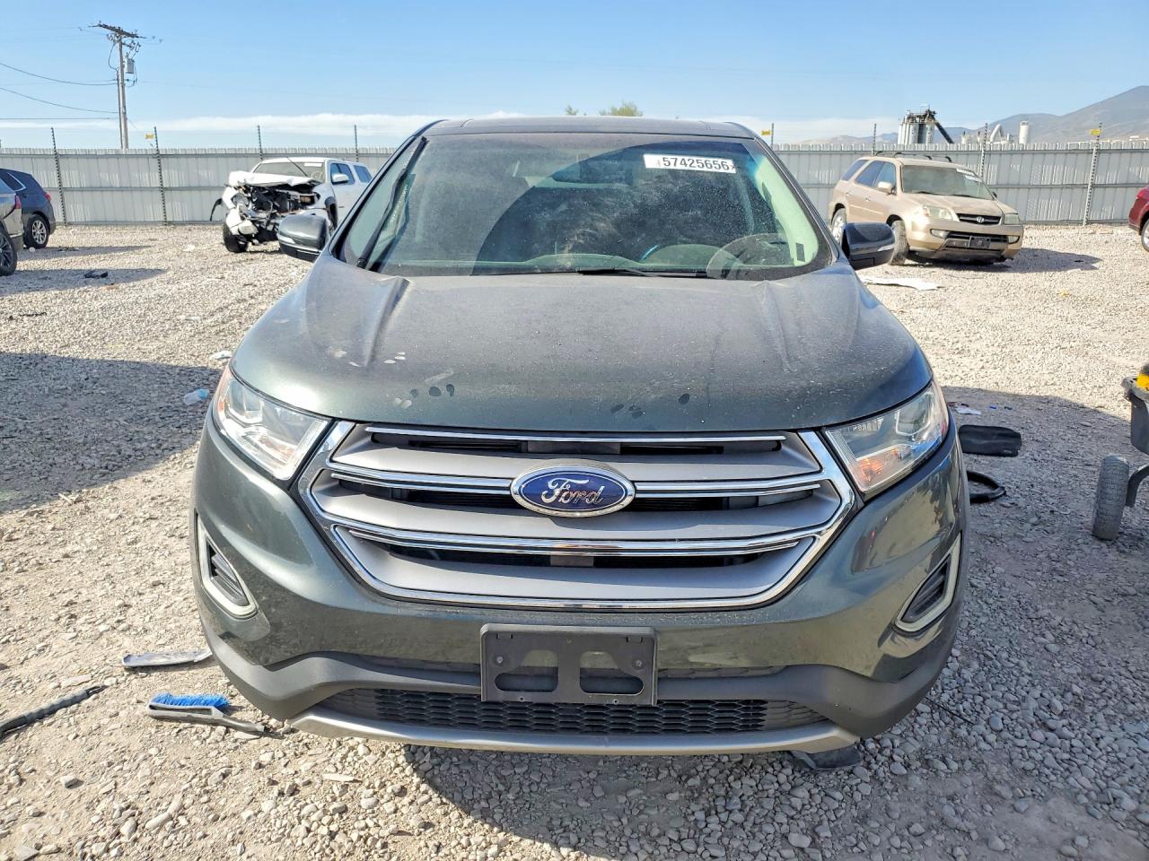 2015 Ford Edge Sel Charcoal vin: 2FMTK3J92FBB25588