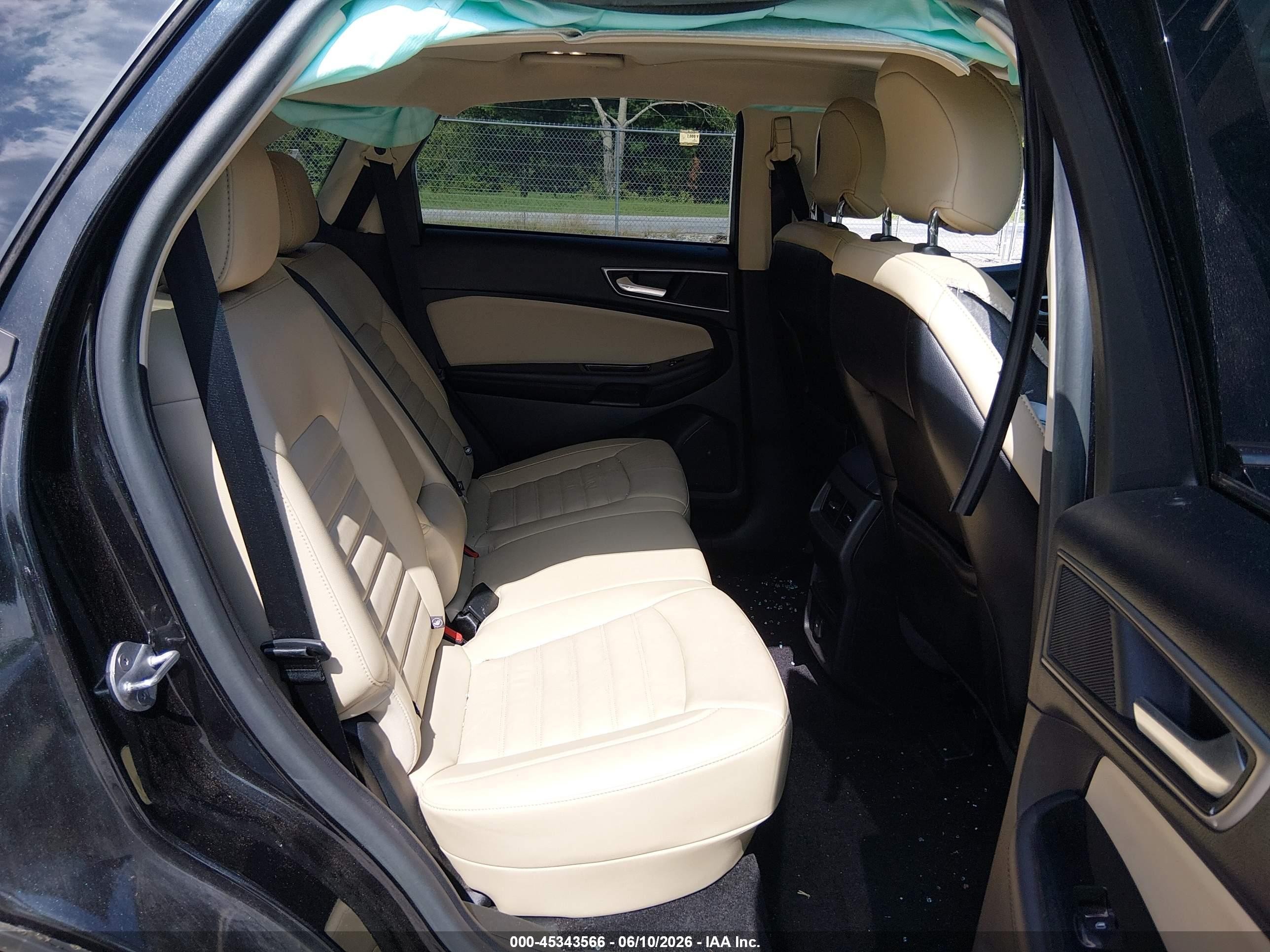 2015 Ford Edge Sel Black vin: 2FMTK3J92FBB26062