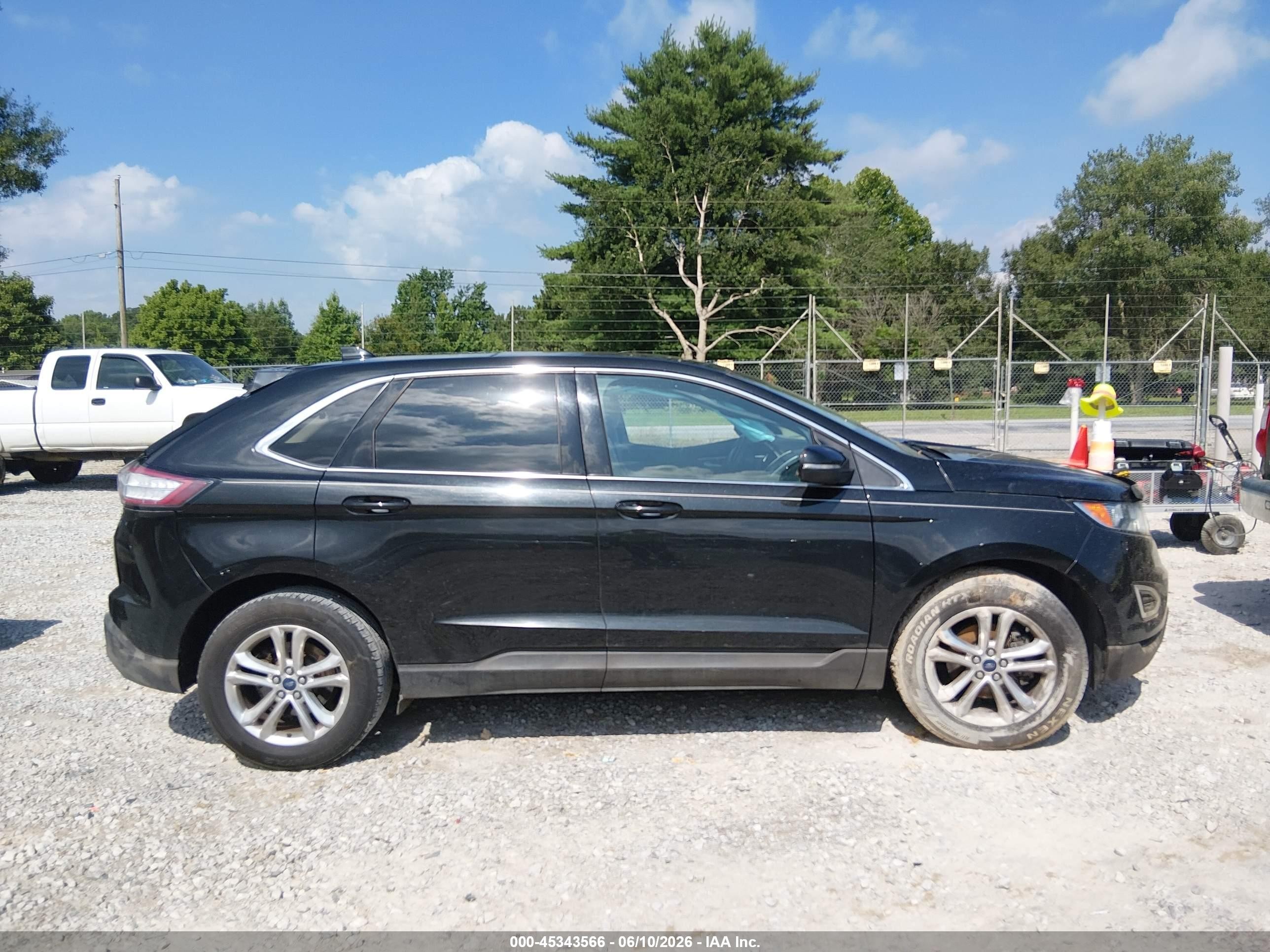 2015 Ford Edge Sel Black vin: 2FMTK3J92FBB26062