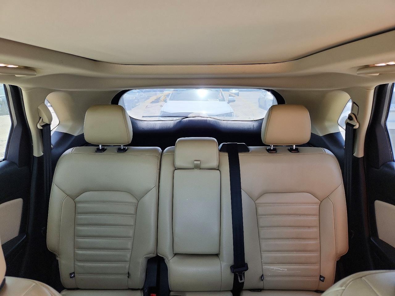 2015 Ford Edge Sel White vin: 2FMTK3J92FBB70465