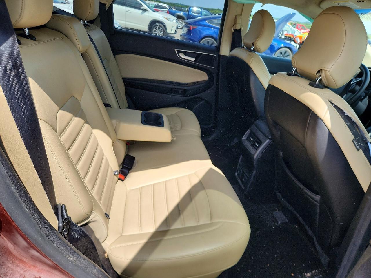 2015 Ford Edge Sel Burgundy vin: 2FMTK3J93FBB08072