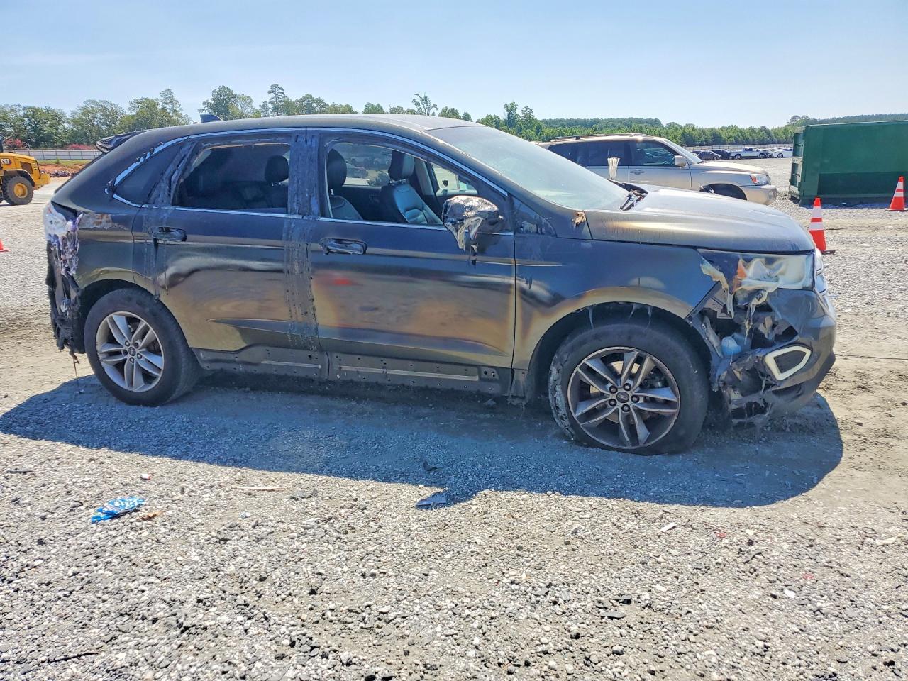 2015 Ford Edge Sel Charcoal vin: 2FMTK3J93FBB58552