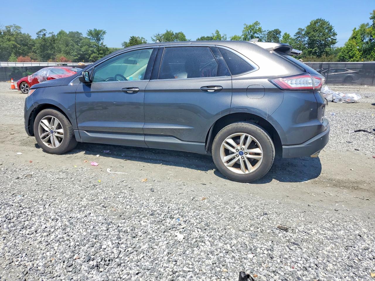 2015 Ford Edge Sel Charcoal vin: 2FMTK3J93FBB58552
