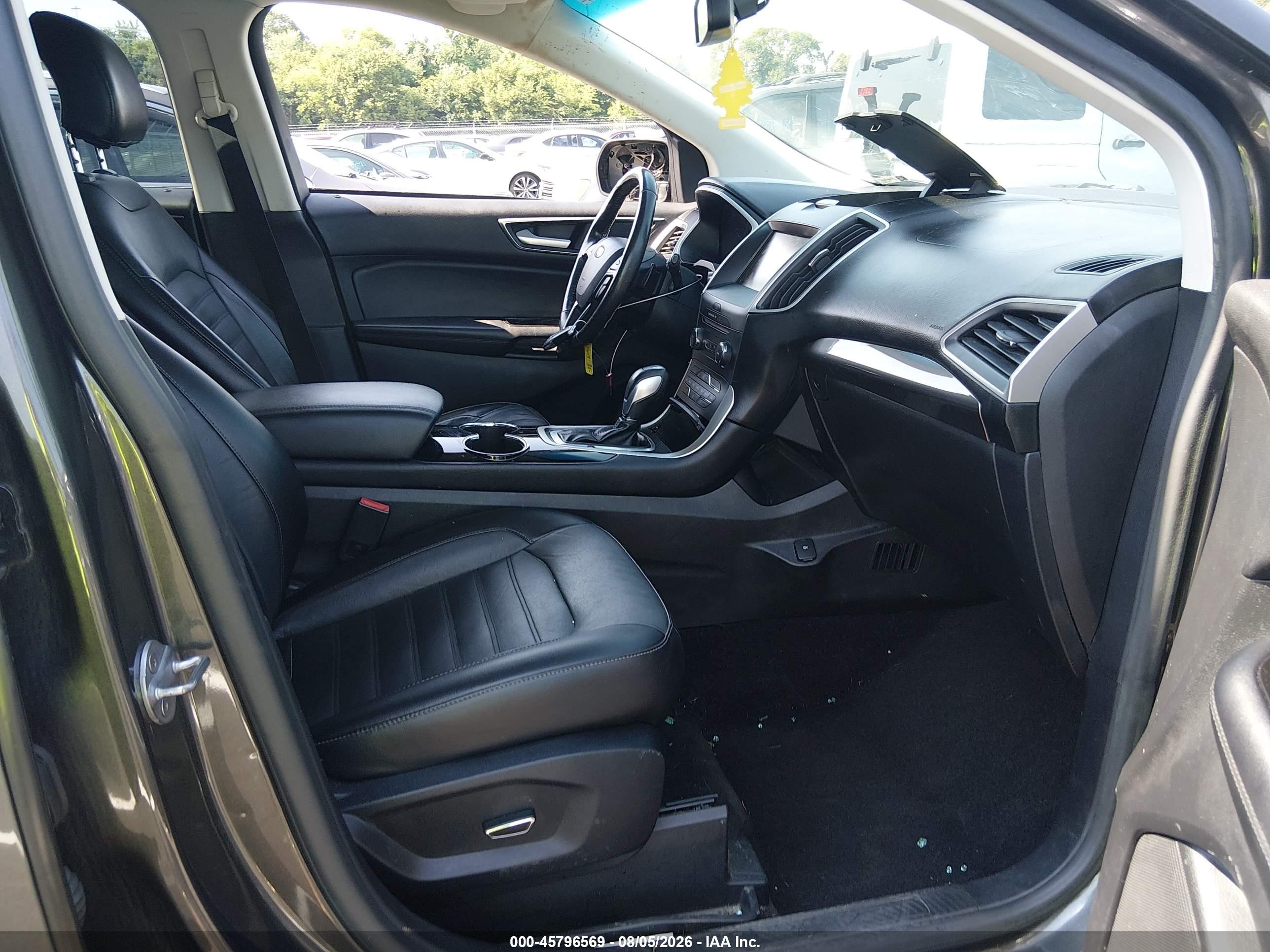 2015 Ford Edge Sel Gray vin: 2FMTK3J93FBB79465