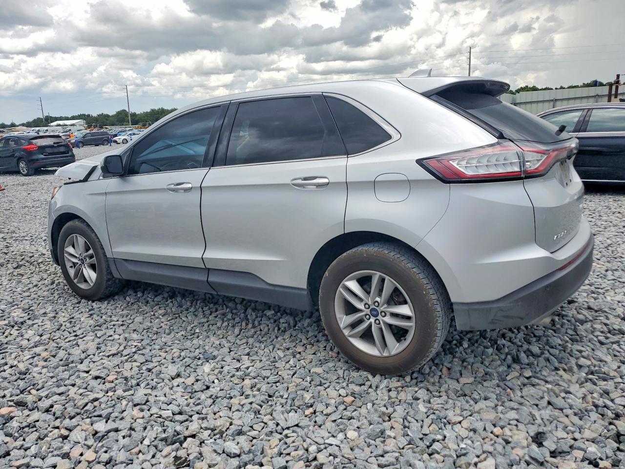 2015 Ford Edge Sel White vin: 2FMTK3J93FBC16255