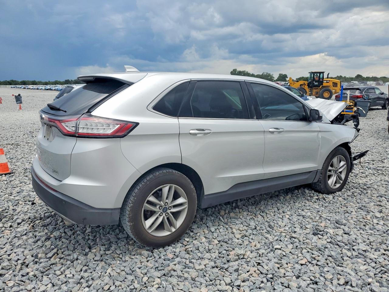 2015 Ford Edge Sel White vin: 2FMTK3J93FBC16255