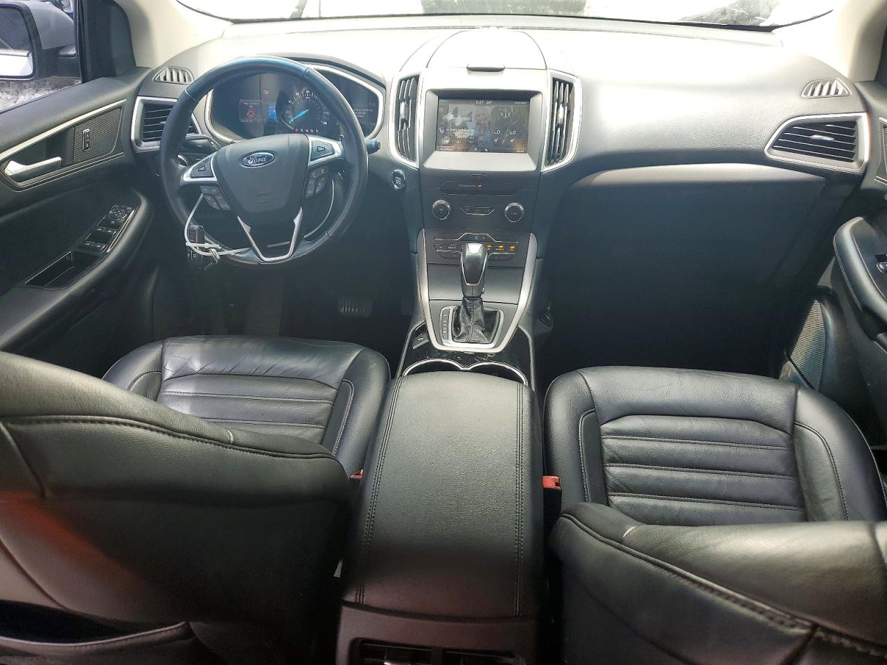 2015 Ford Edge Sel White vin: 2FMTK3J93FBC16255
