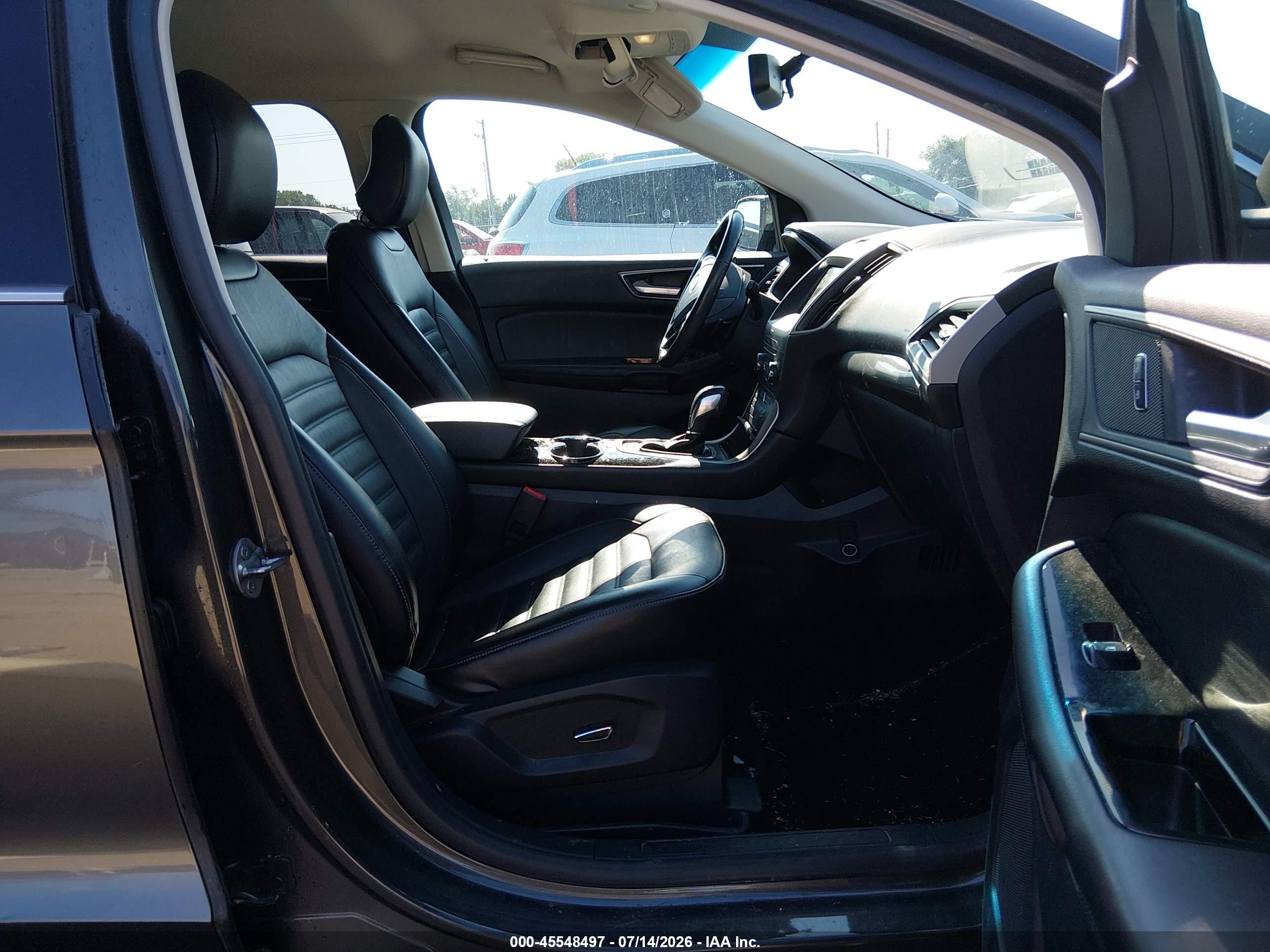 2015 Ford Edge Sel Gray vin: 2FMTK3J93FBC23559