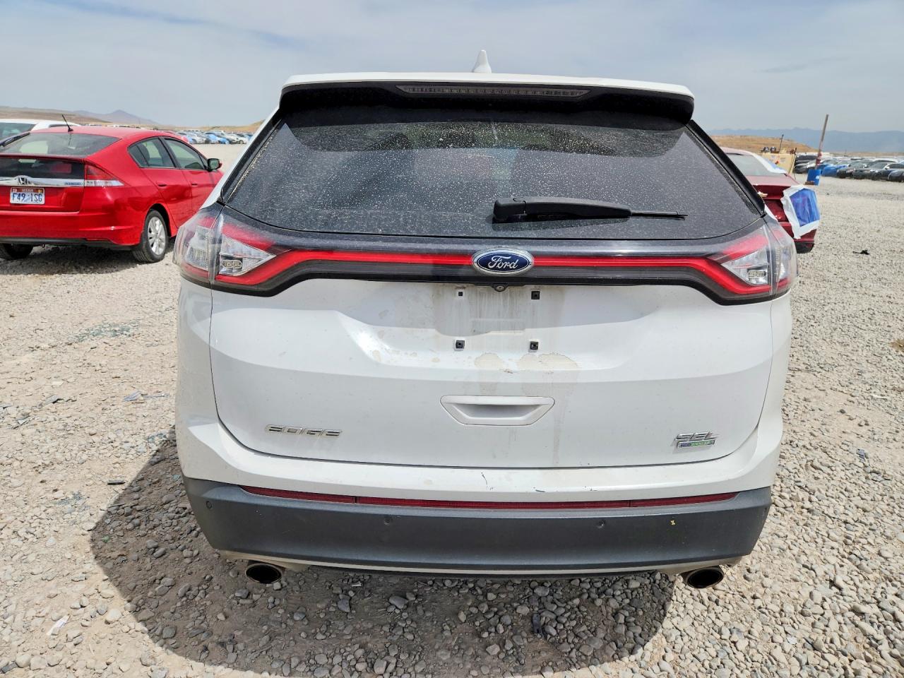 2015 Ford Edge Sel Белый vin: 2FMTK3J94FBB13037