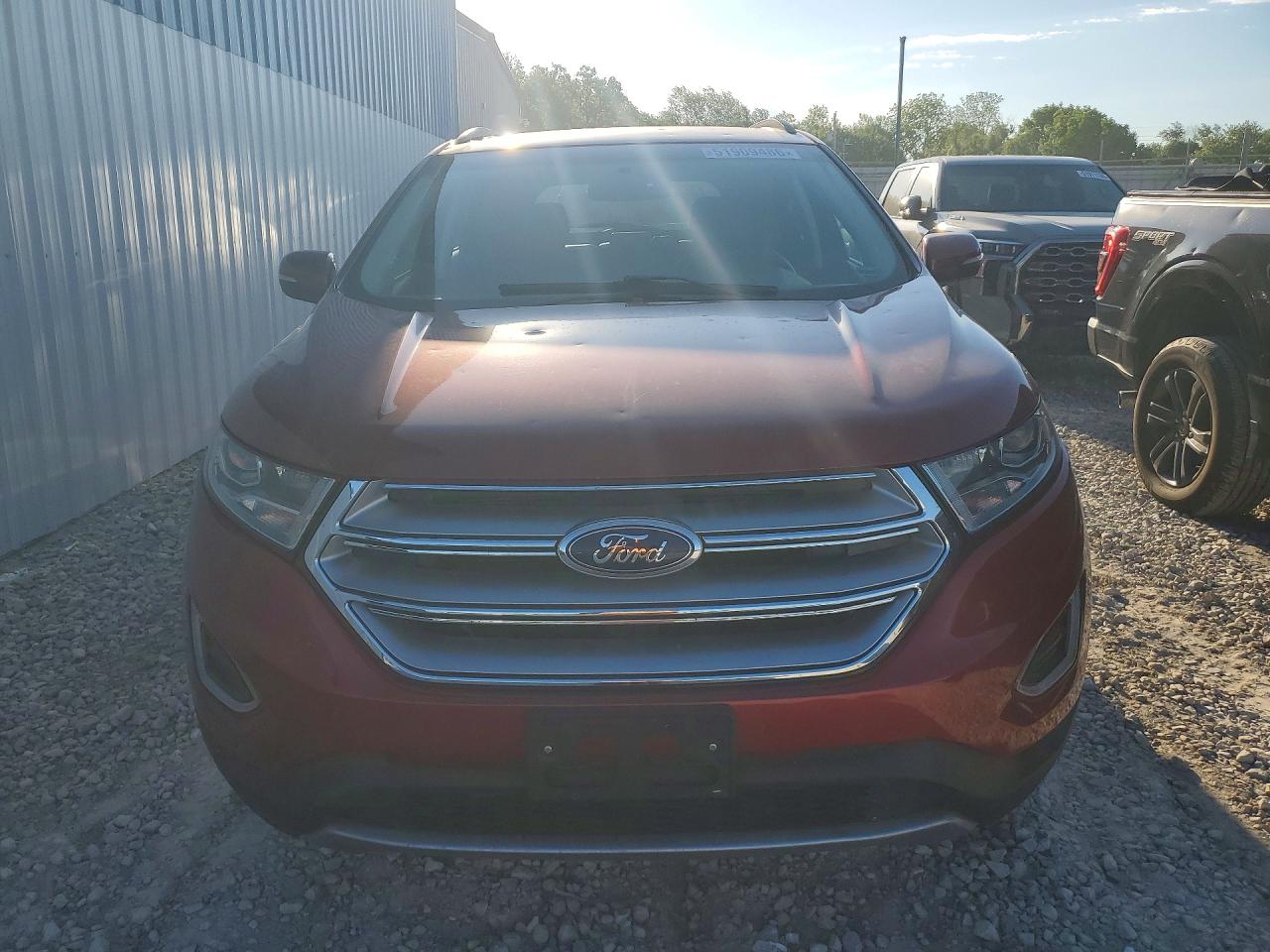 2015 Ford Edge Sel Красный vin: 2FMTK3J94FBB47575