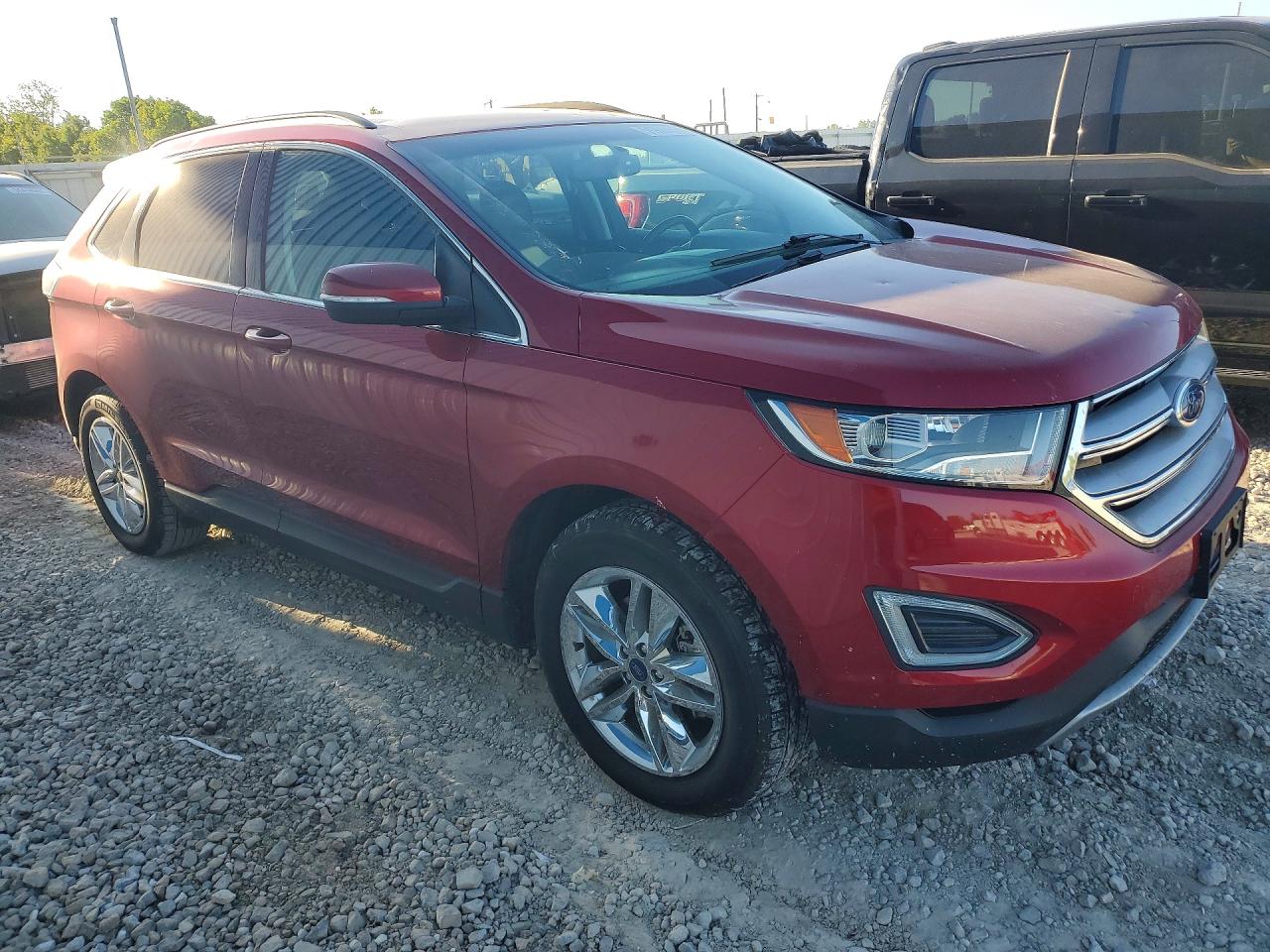 2015 Ford Edge Sel Красный vin: 2FMTK3J94FBB47575