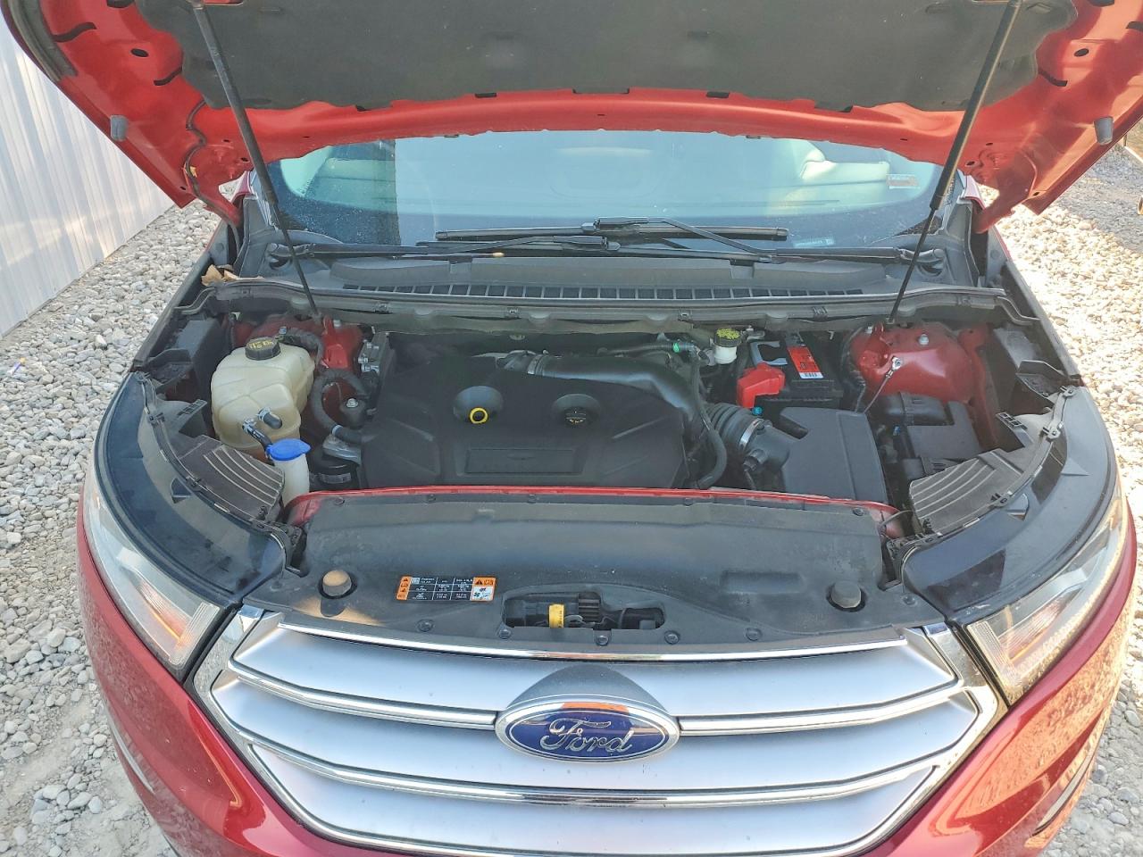2015 Ford Edge Sel Красный vin: 2FMTK3J94FBB47575