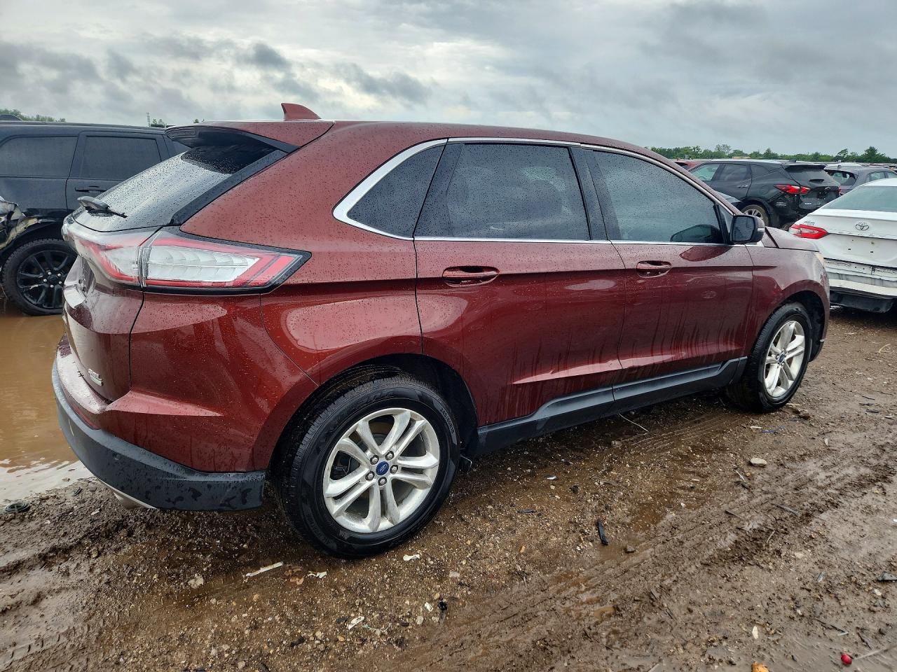 2015 Ford Edge Sel Brown vin: 2FMTK3J94FBB84934