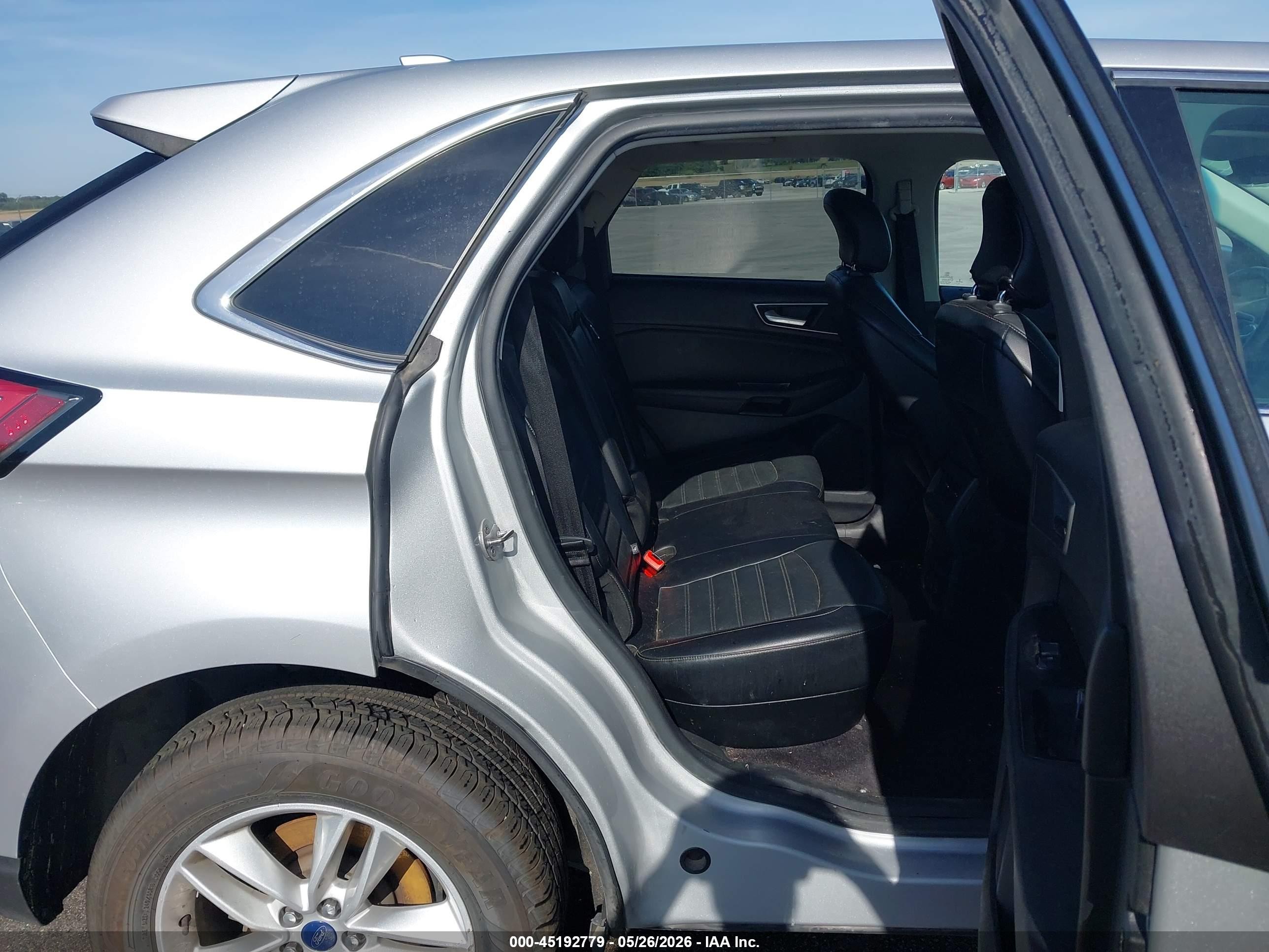 2015 Ford Edge Sel Silver vin: 2FMTK3J94FBB99448