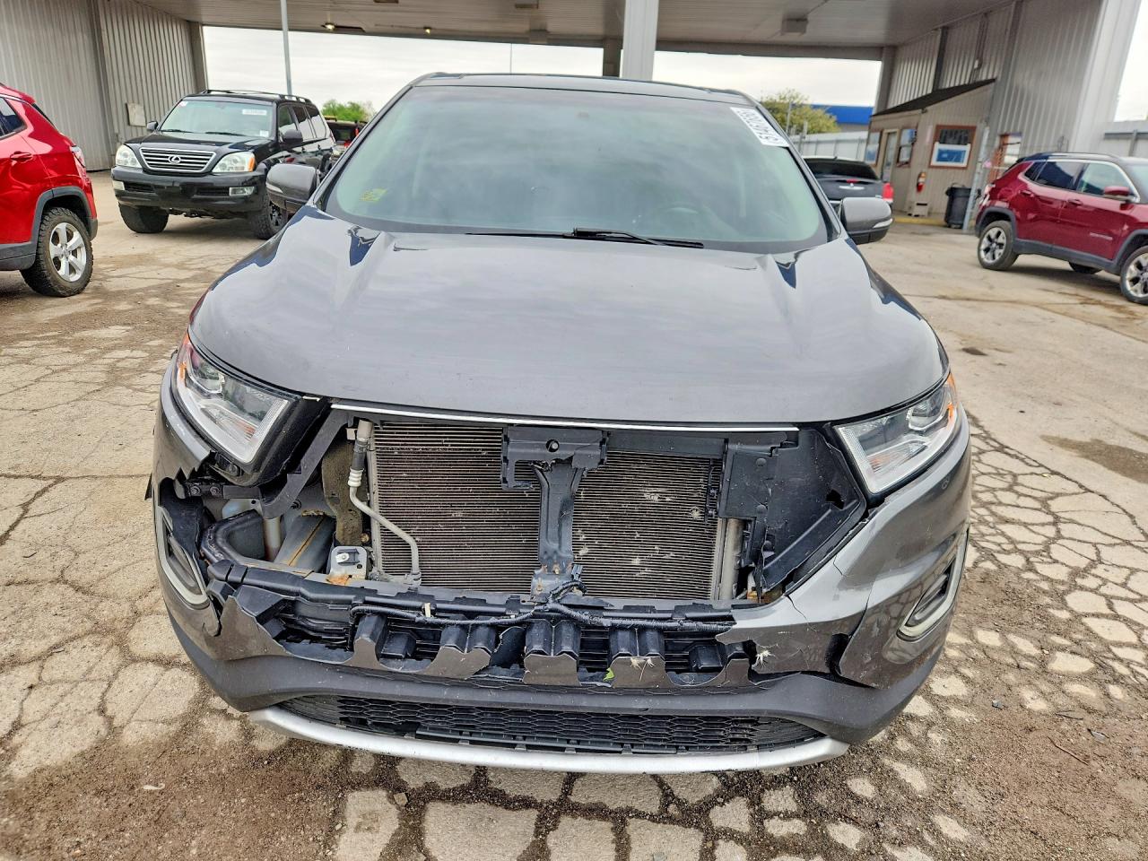2015 Ford Edge Black vin: 2FMTK3J95FBB34916