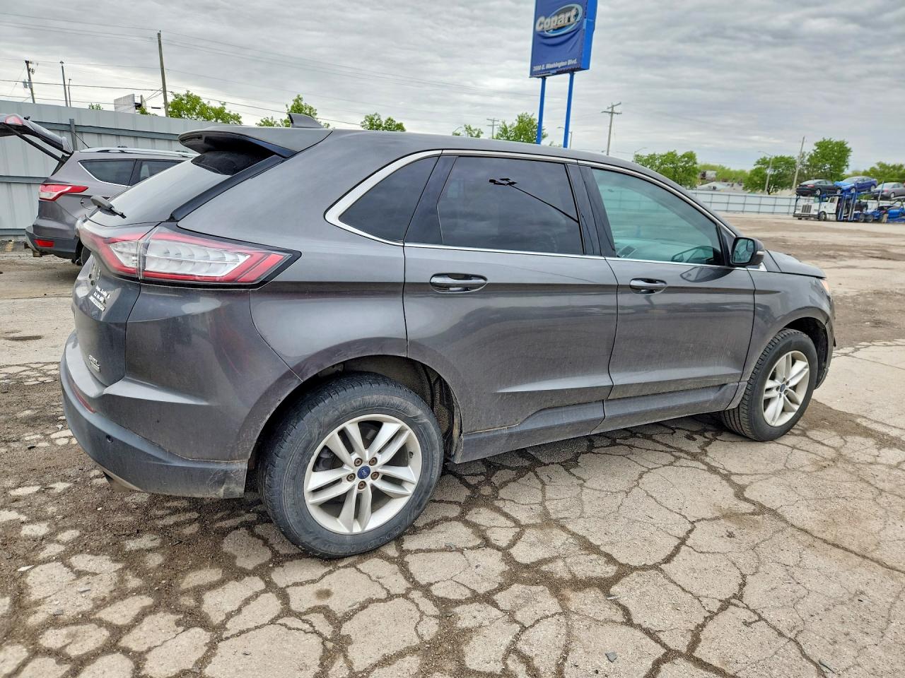2015 Ford Edge Black vin: 2FMTK3J95FBB34916
