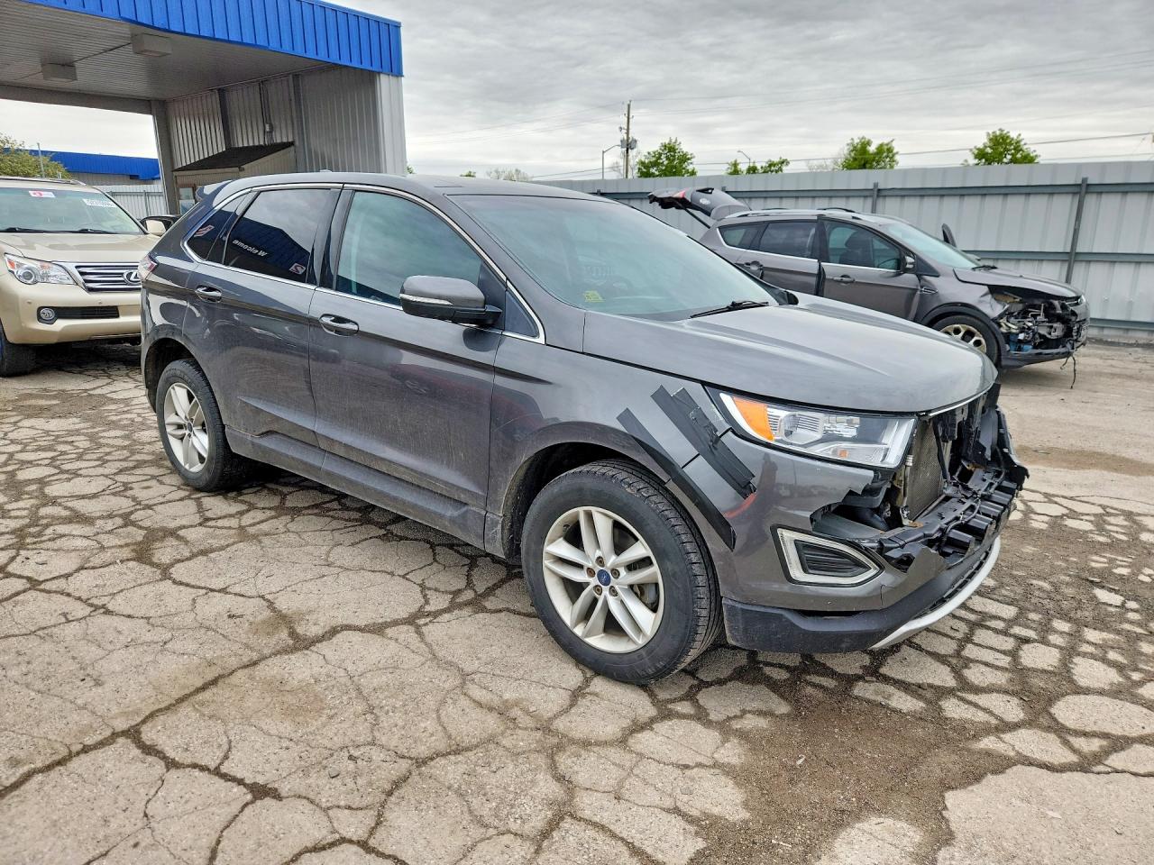 2015 Ford Edge Black vin: 2FMTK3J95FBB34916