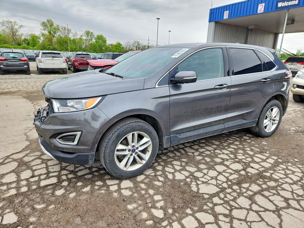 2015 Ford Edge Black vin: 2FMTK3J95FBB34916