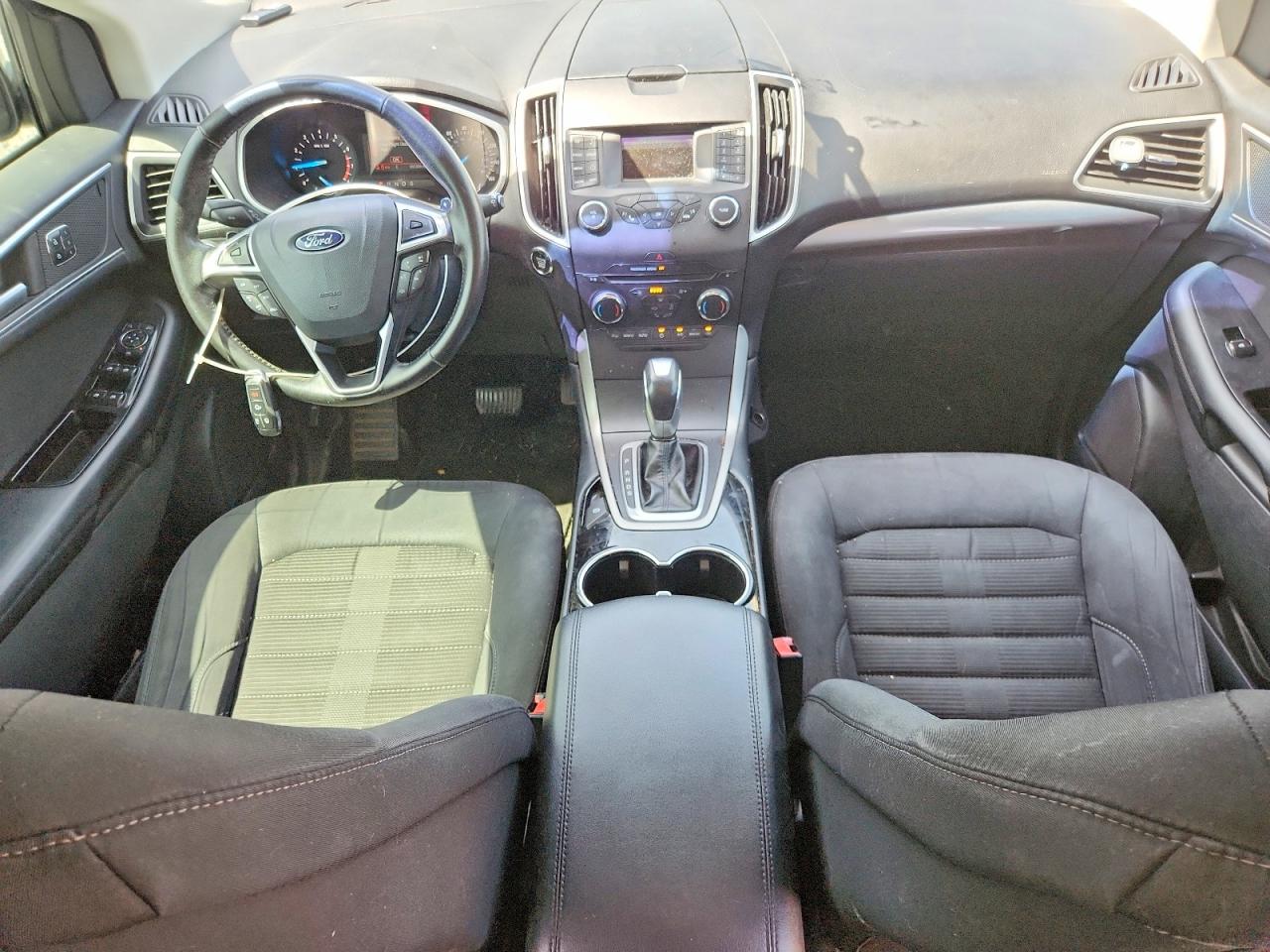 2015 Ford Edge Sel White vin: 2FMTK3J95FBB41834
