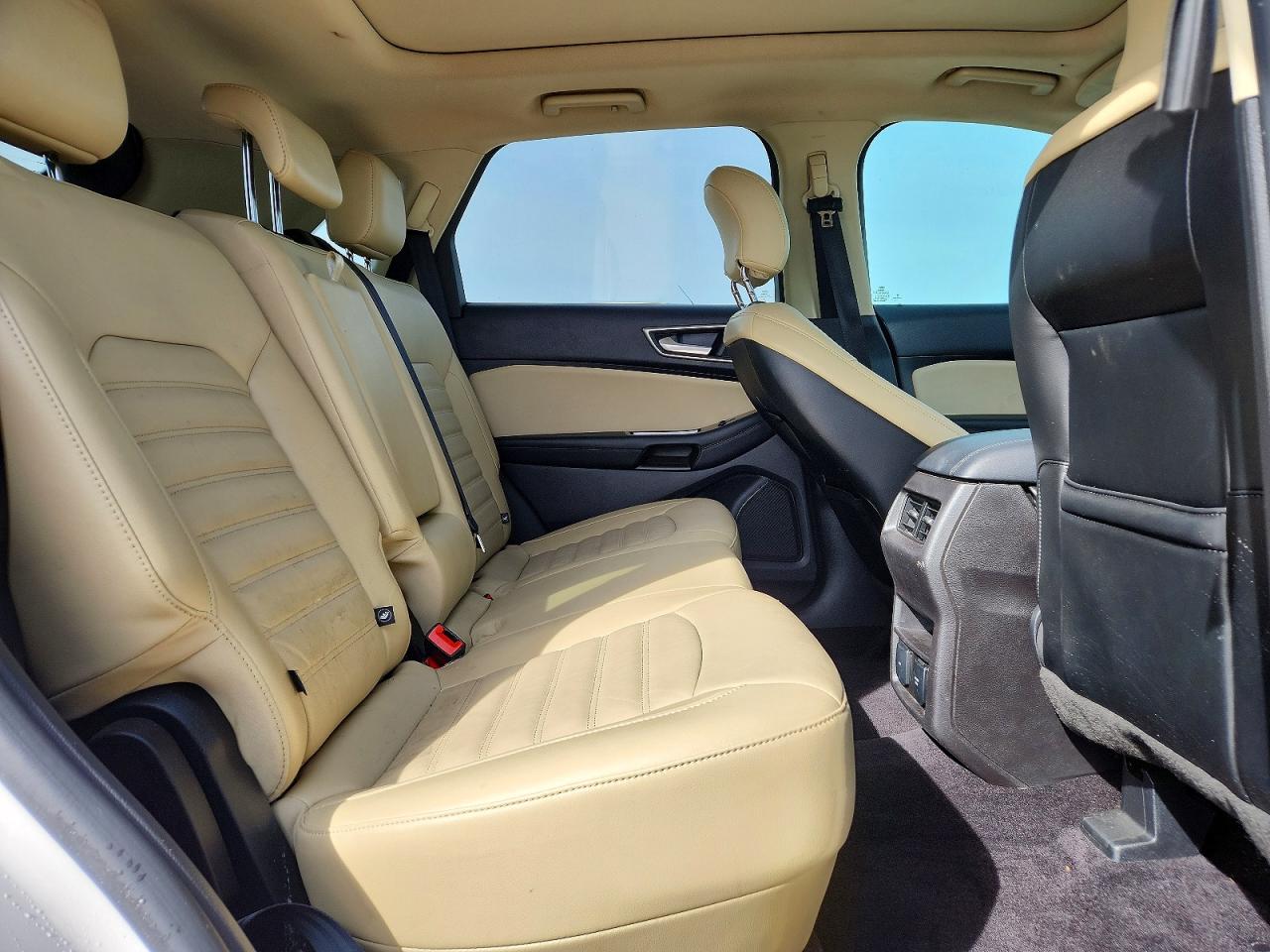 2015 Ford Edge Sel White vin: 2FMTK3J95FBC12580