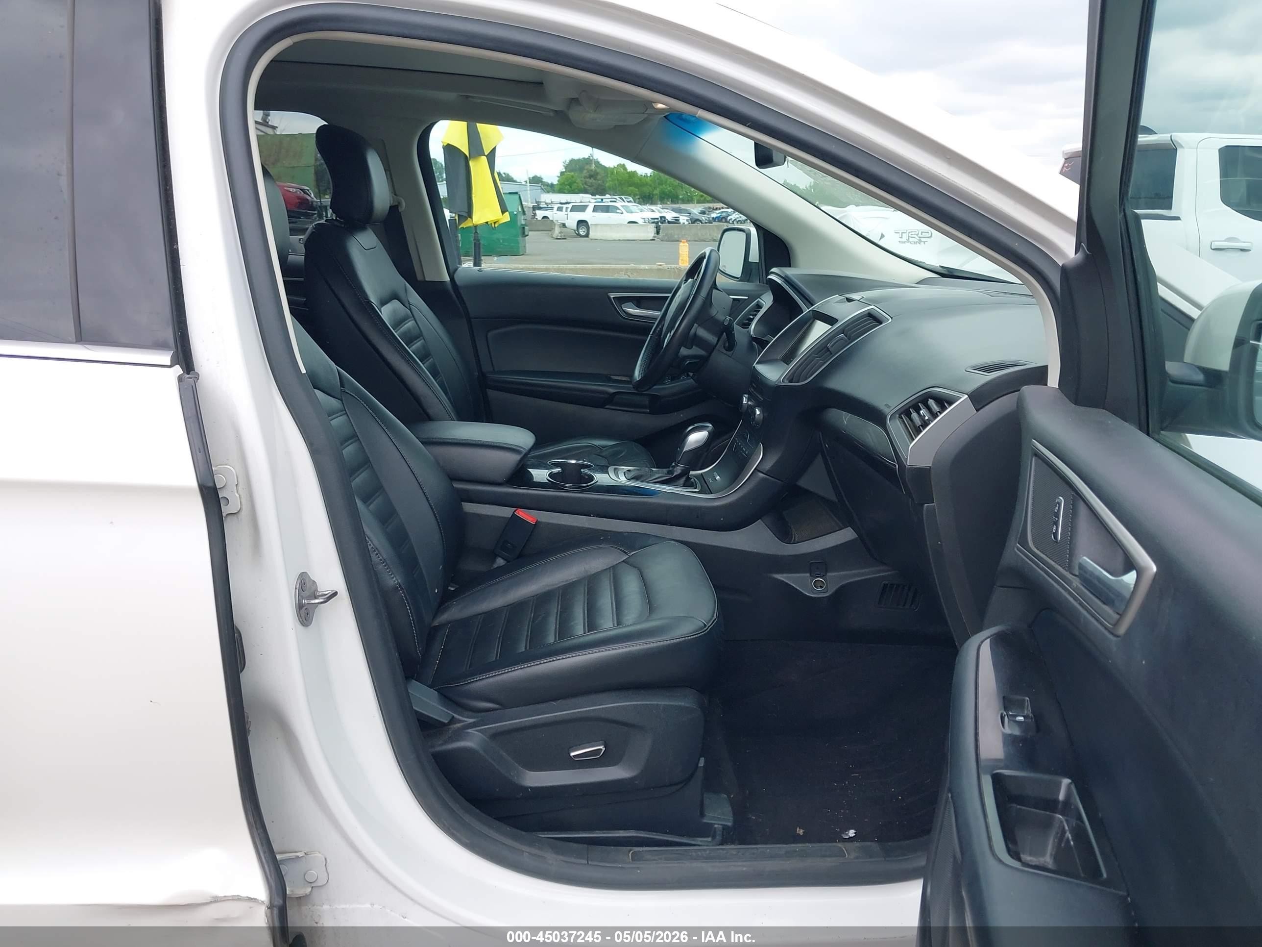2015 Ford Edge Sel White vin: 2FMTK3J96FBC07615